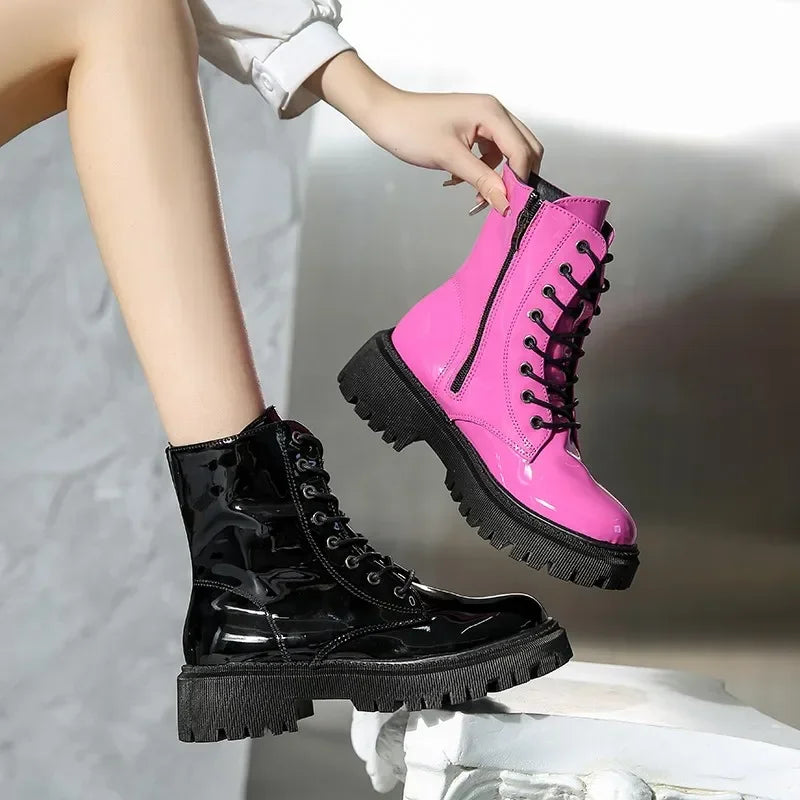Riot Platform Combat Boots