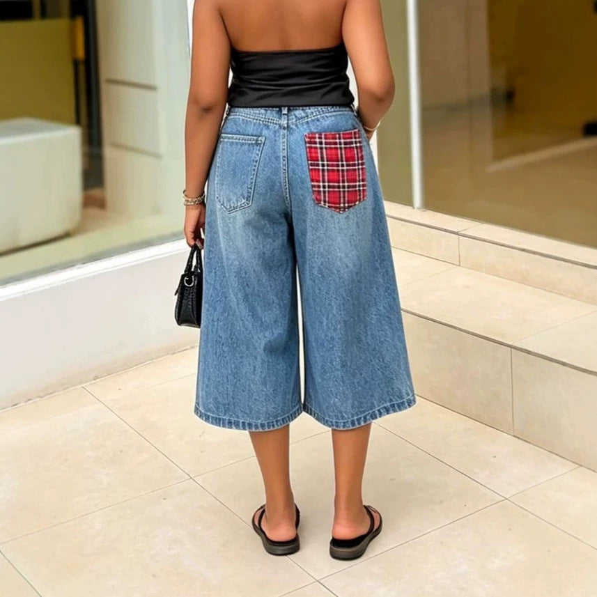 Coastline Cropped Denim Pants
