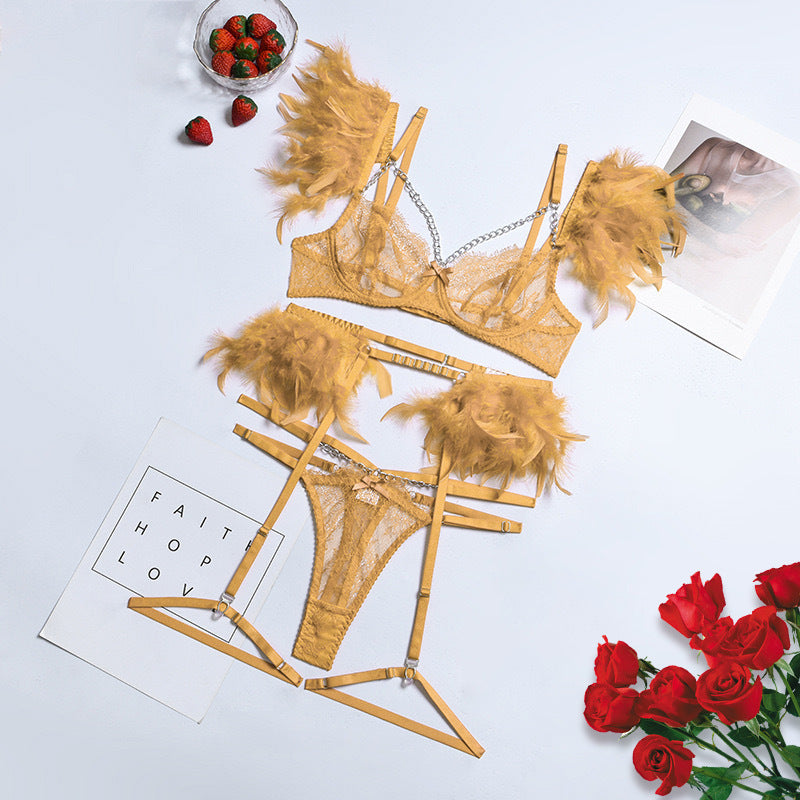 Sheer Mesh Lingerie Set