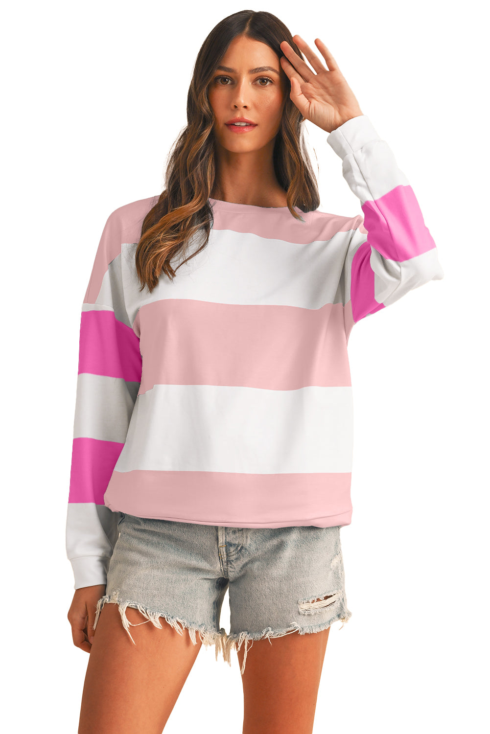 No 180 Rose Red Drop Sleeve Top