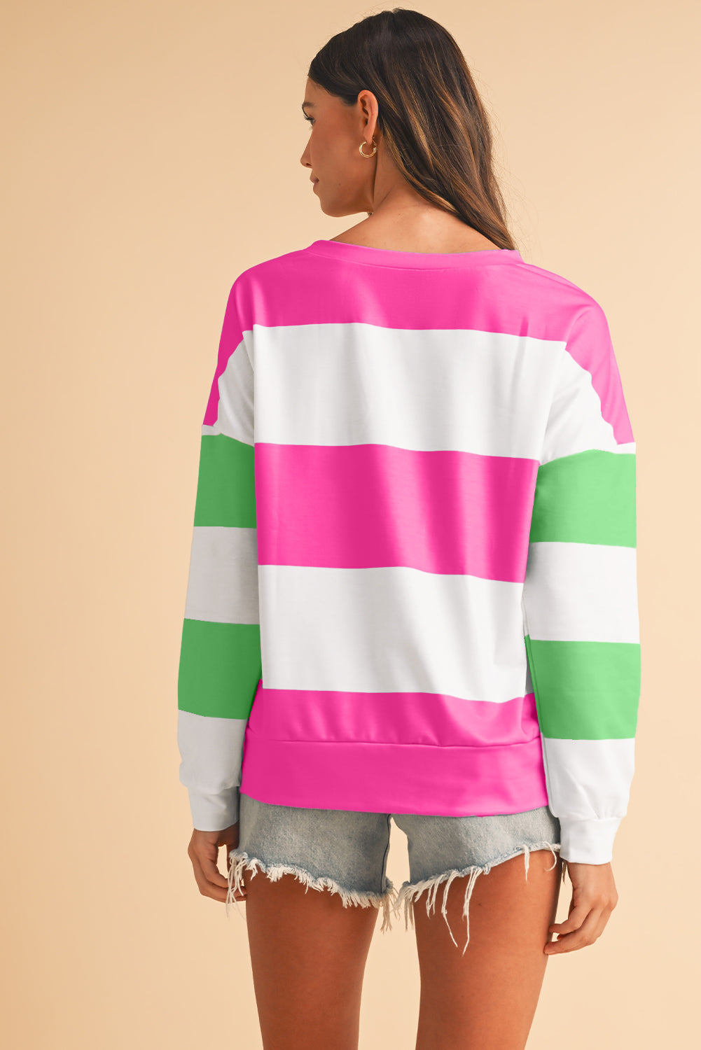 No 180 Rose Red Drop Sleeve Top