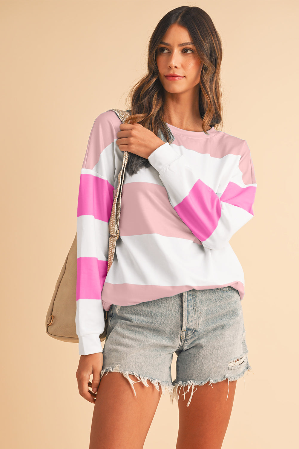 No 180 Rose Red Drop Sleeve Top