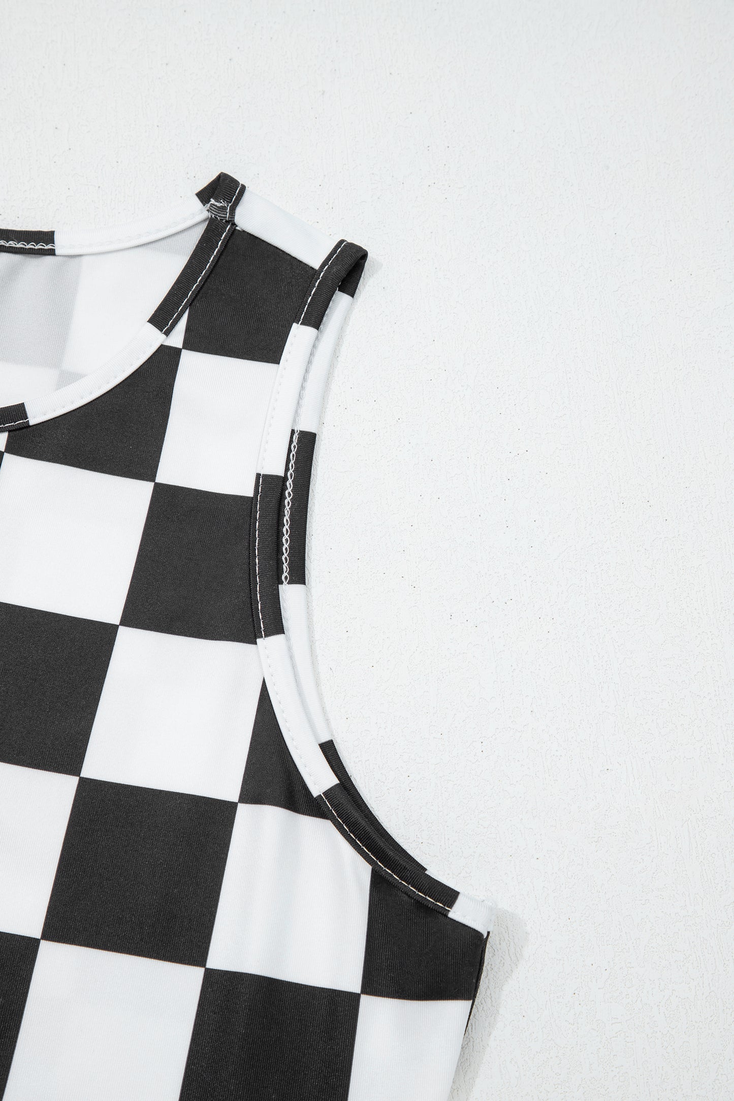 No 180 Checkerboard Tank Top