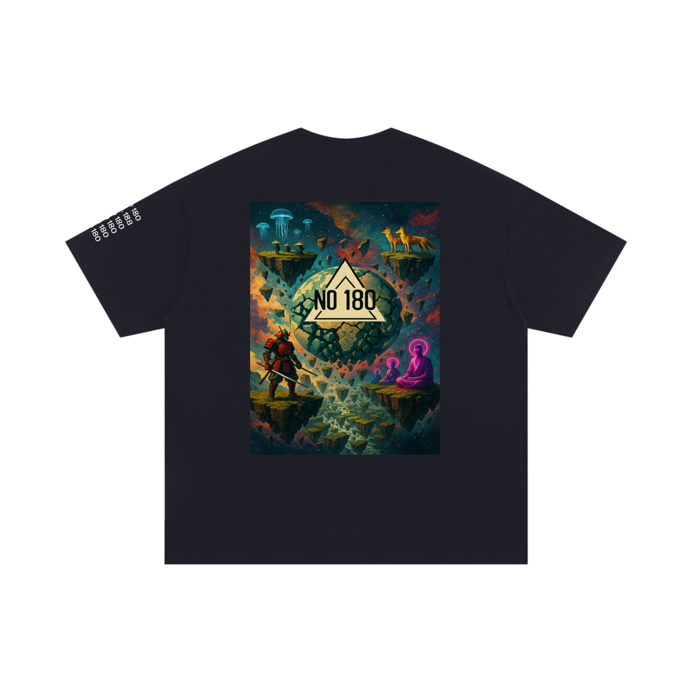 No 180 Multiverse Rift Oversized Tee