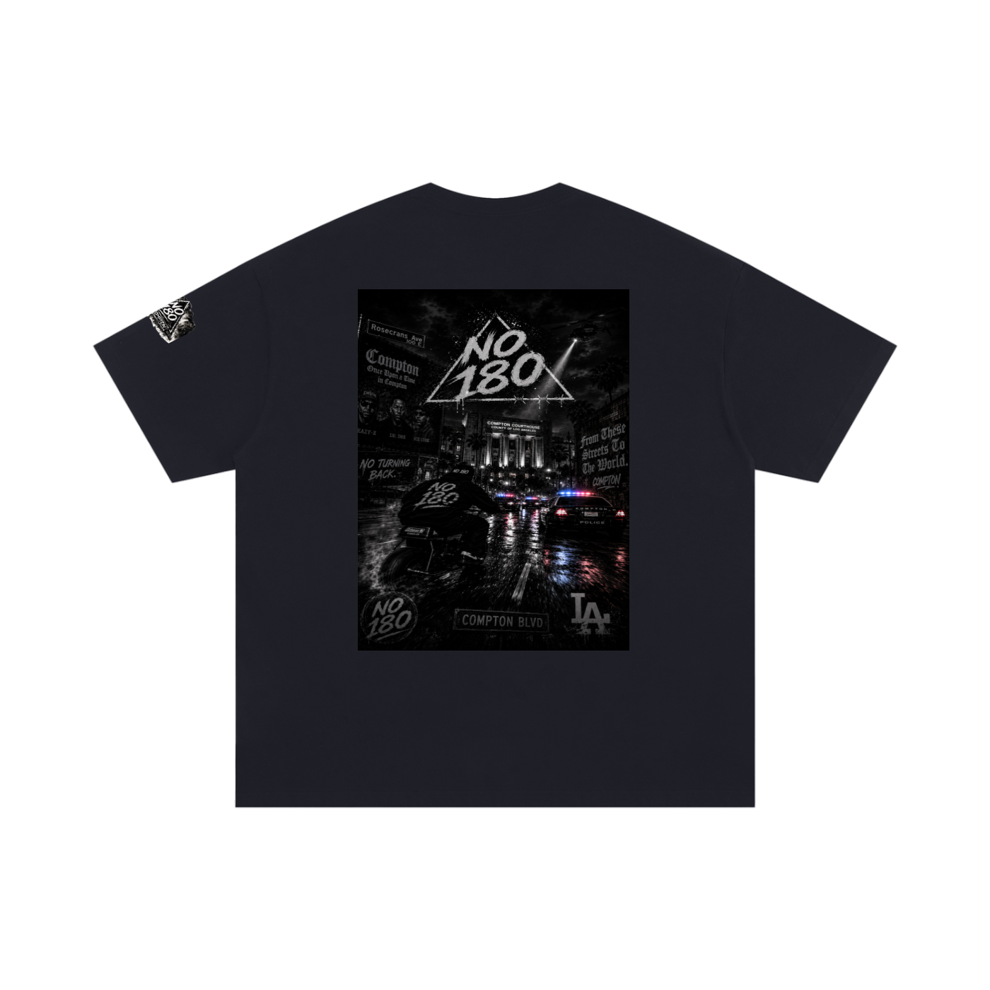 No 180 City Under Pressure Oversized Tee