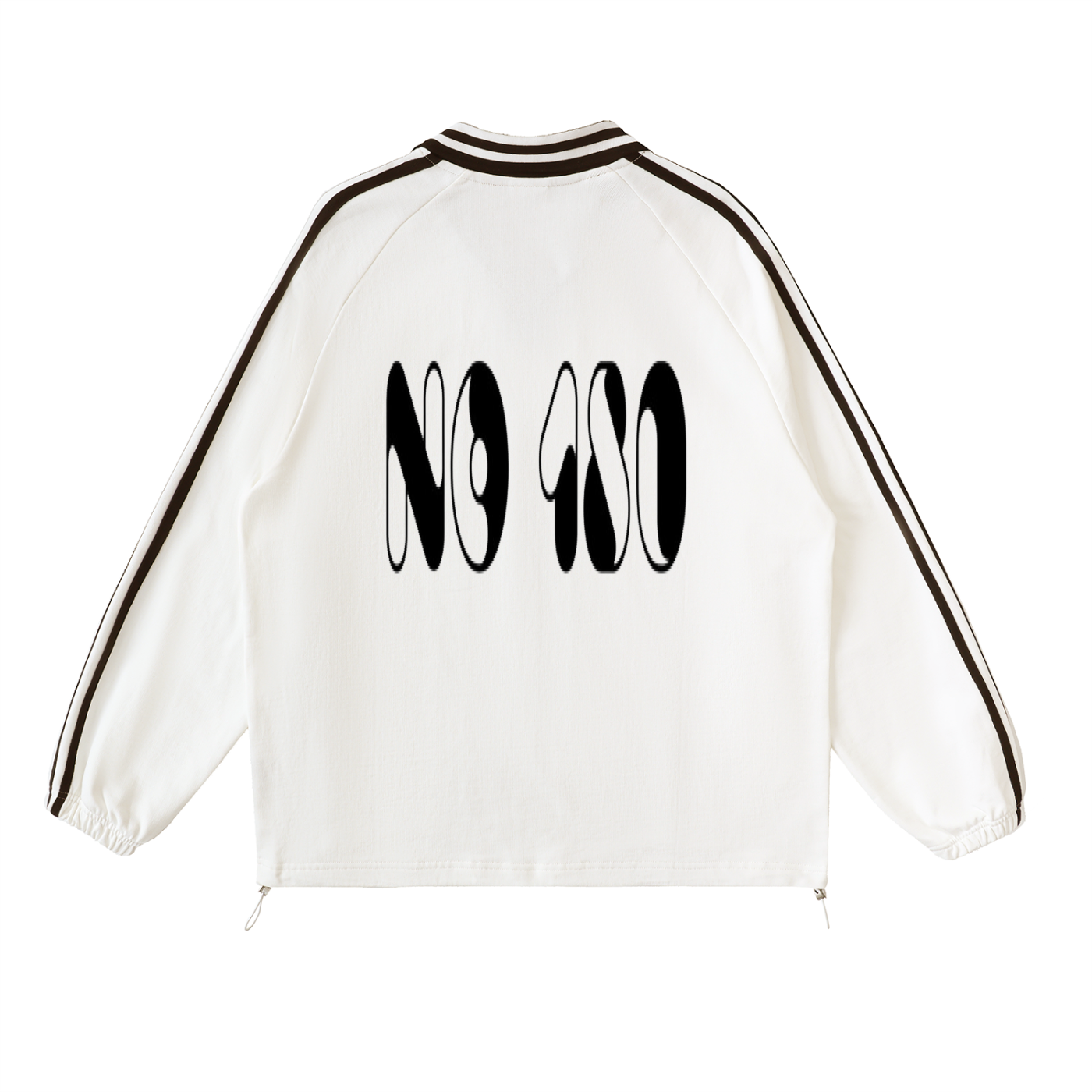 No 180 Offset Lapel Sweatshirt