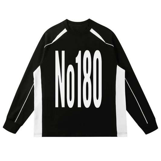 No 180 Contrast Panel Raglan Sweatshirt