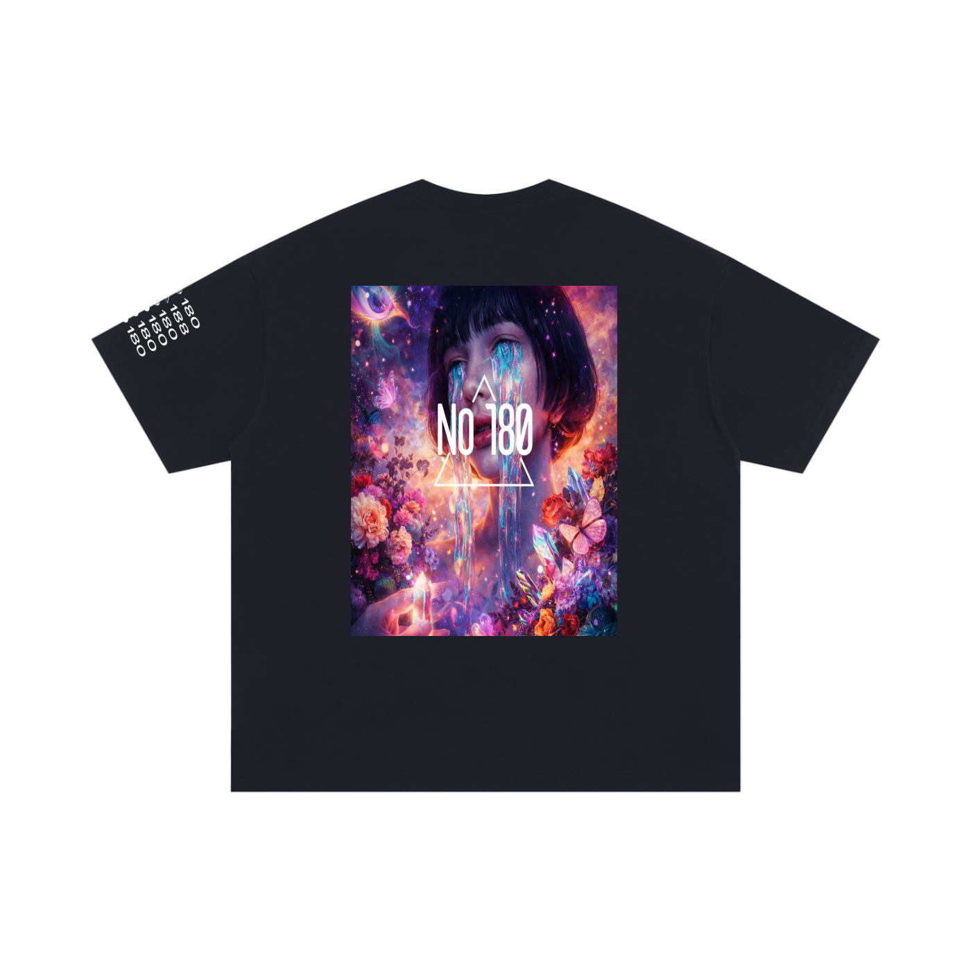 No 180 Cosmic Bloom Oversized Tee