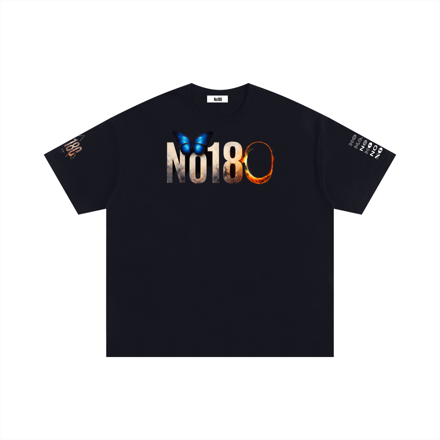 No 180 Eclipse Metamorphosis Oversized Tee