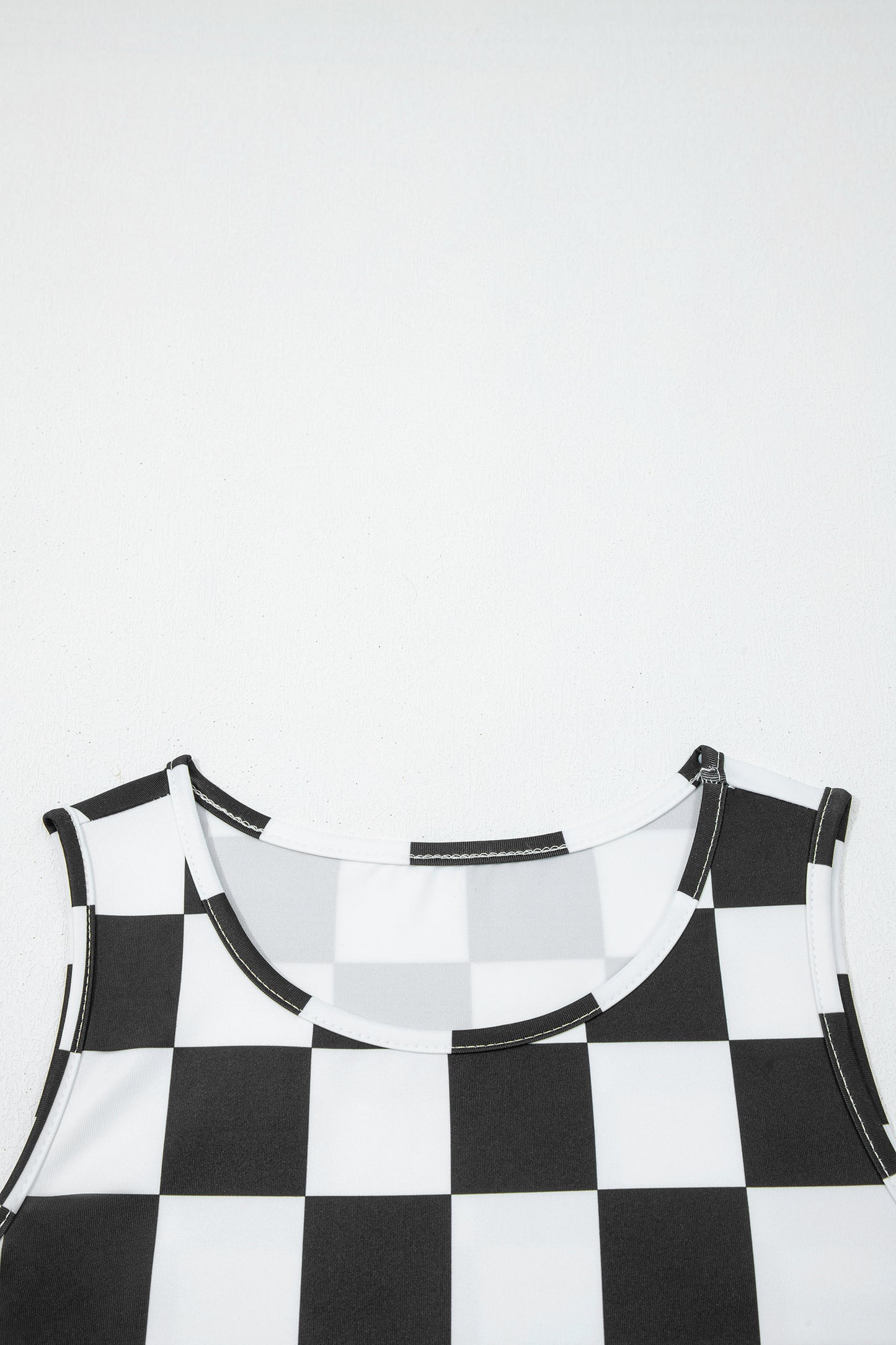 No 180 Checkerboard Tank Top