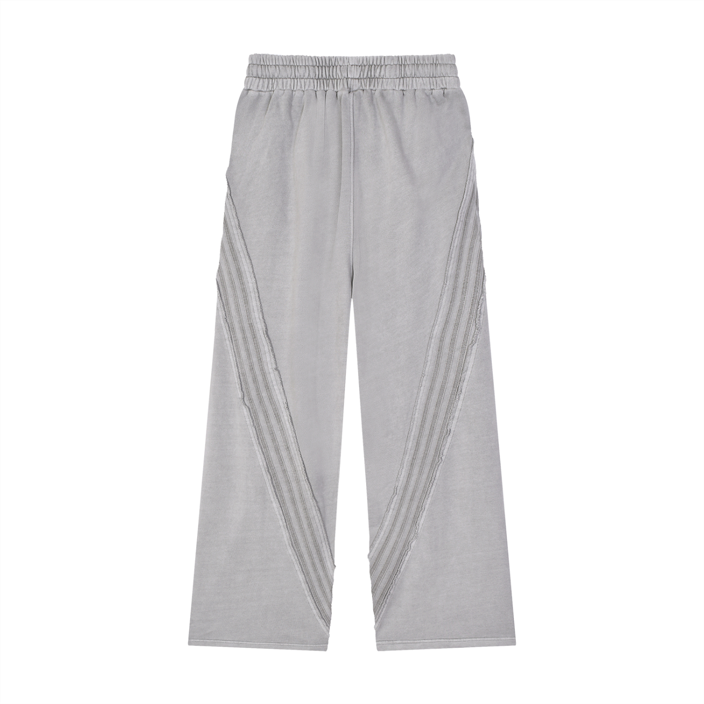 No 180 Snow Wash Raw Edge Sweatpants