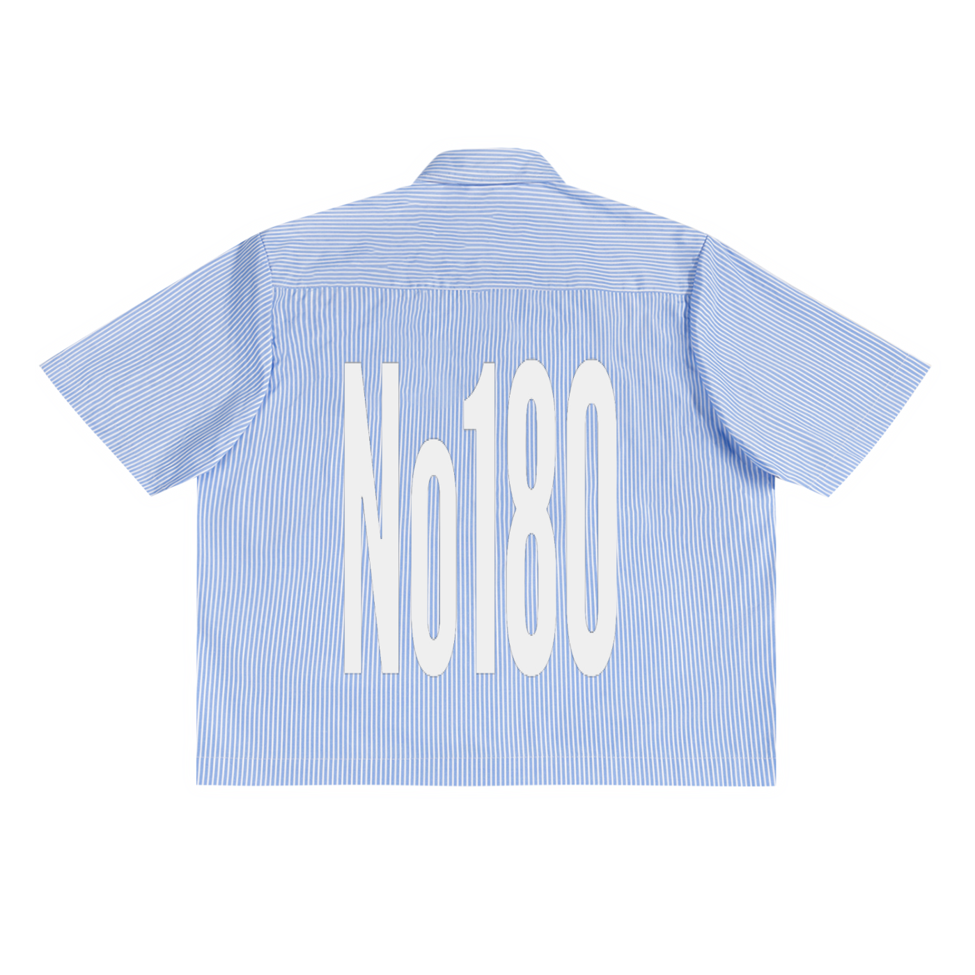 No 180 Signal Stripe Boxy Shirt