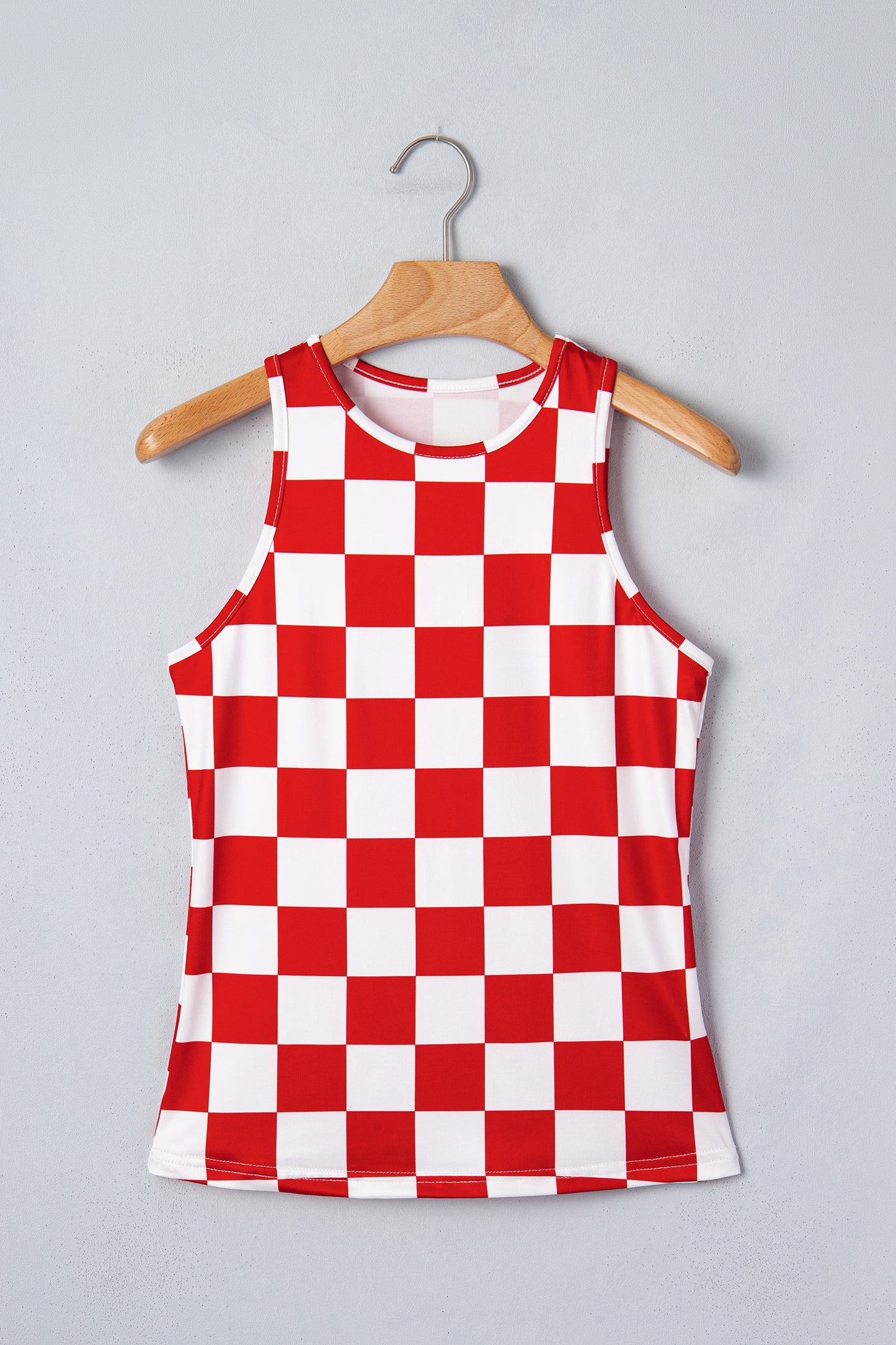 No 180 Checkerboard Tank Top