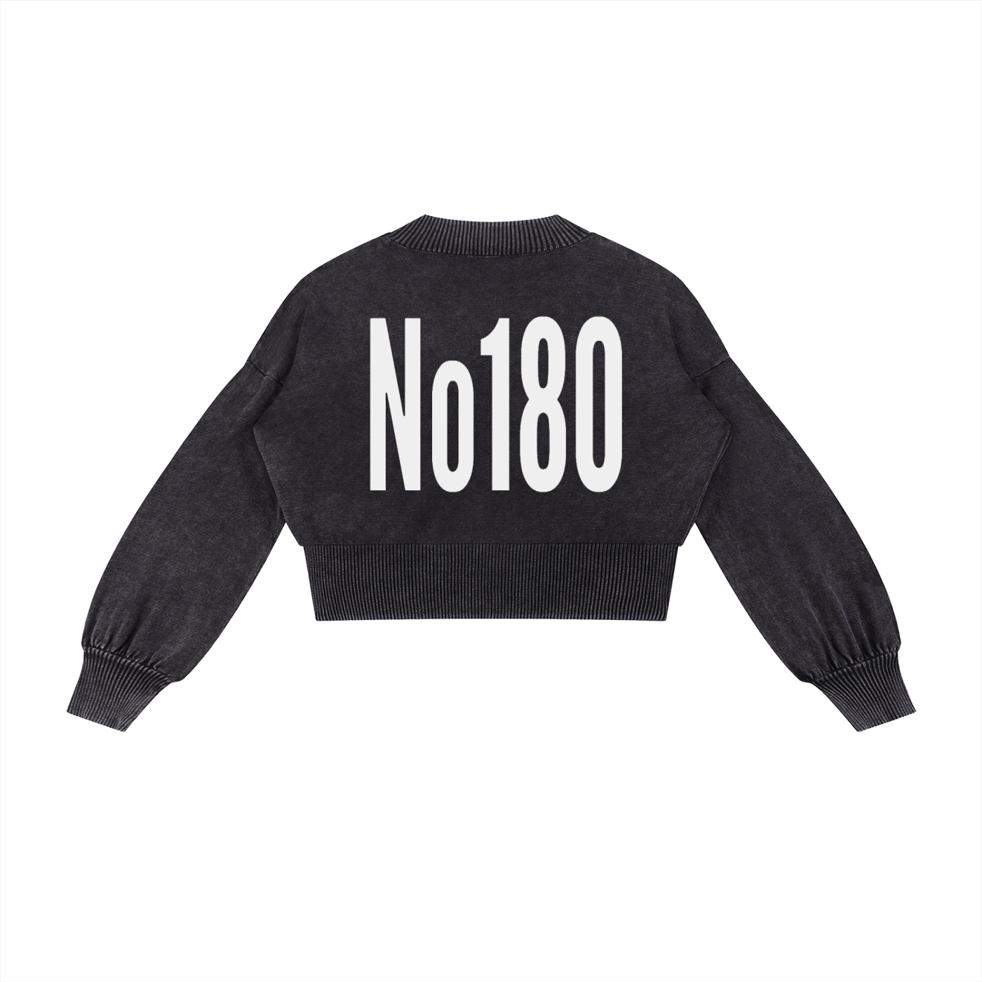 No 180 Mineral Pulse Cropped Sweater