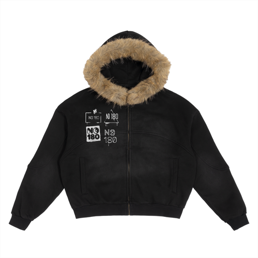 No 180 Frostline Detachable Fur Hoodie