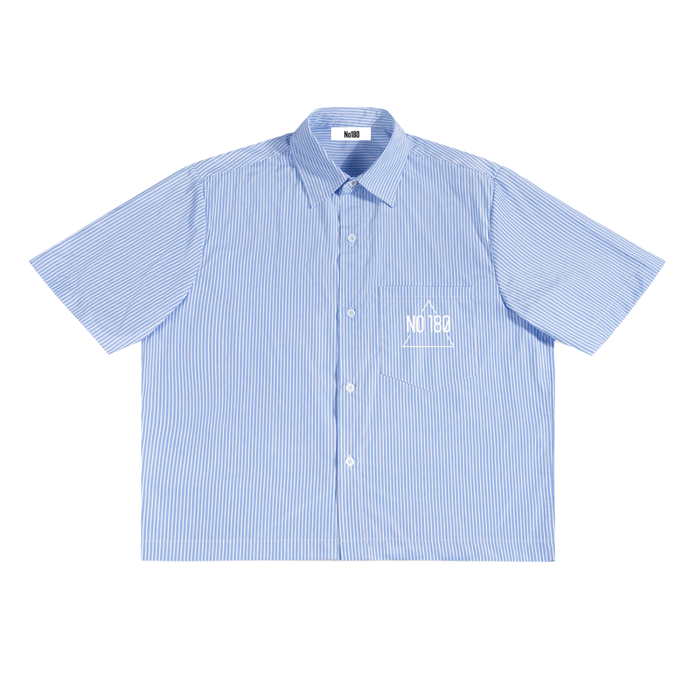 No 180 Signal Stripe Boxy Shirt