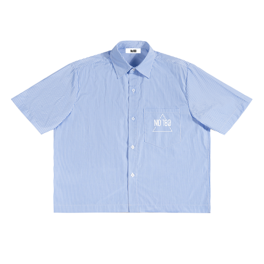 No 180 Signal Stripe Boxy Shirt