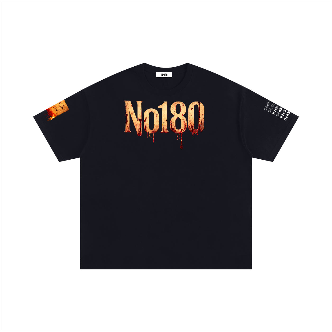 No 180 Blood Oath Oversized Tee