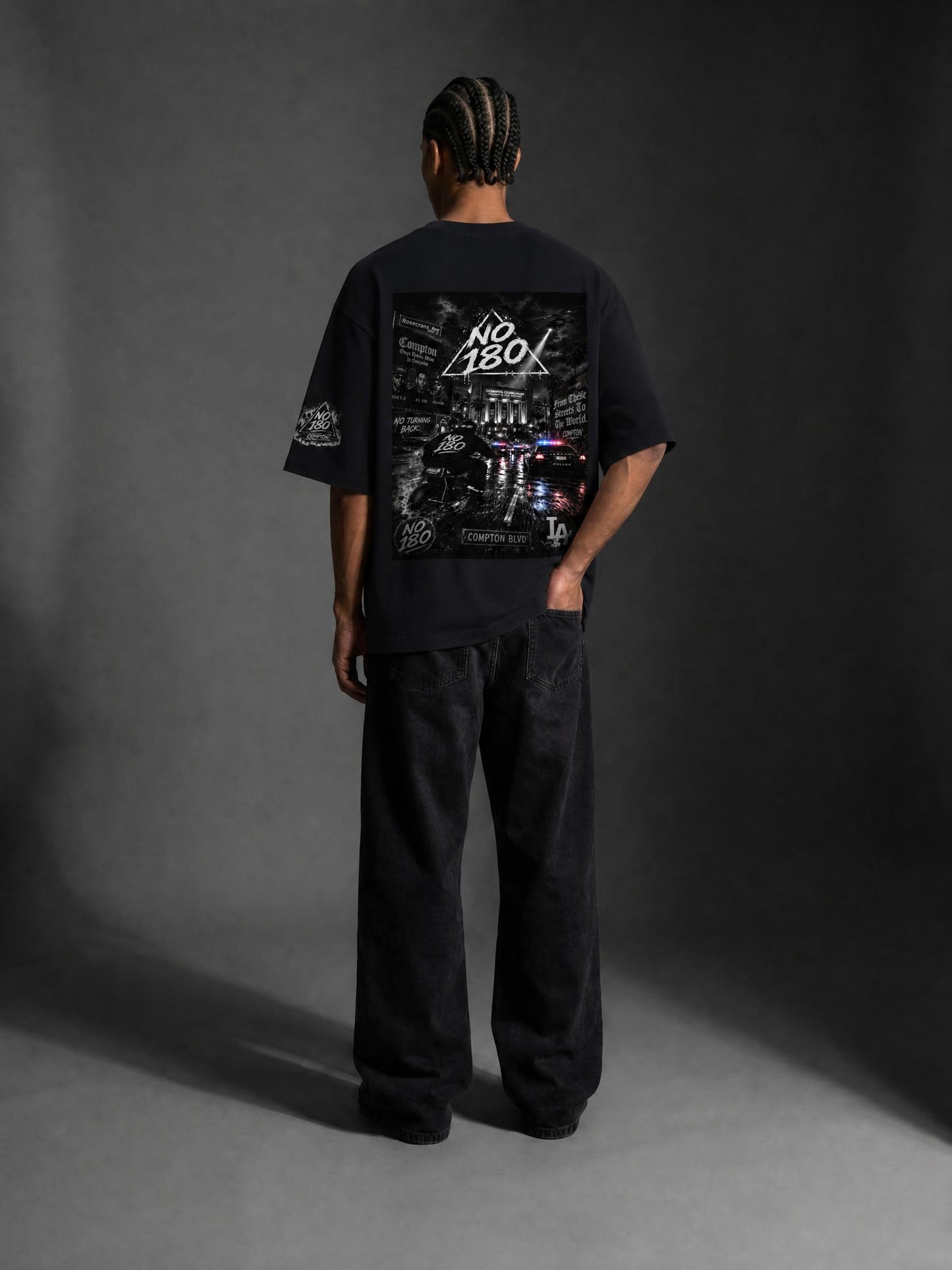 No 180 City Under Pressure Oversized Tee