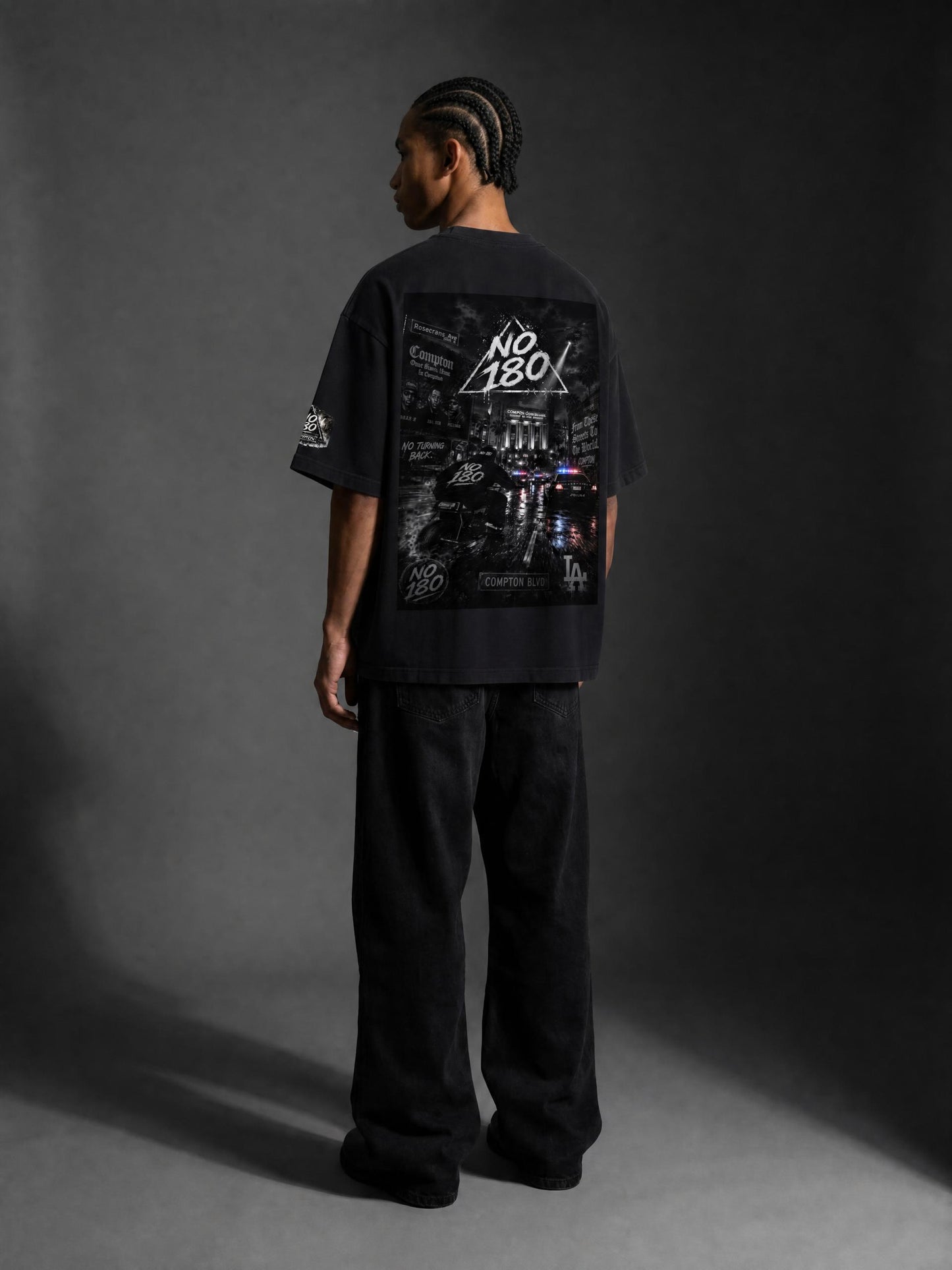 No 180 City Under Pressure Oversized Tee