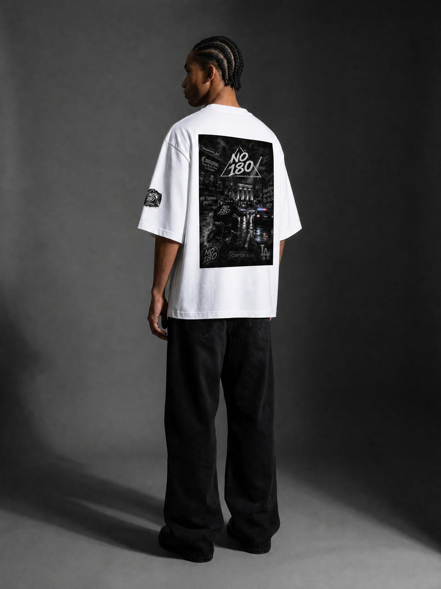No 180 City Under Pressure Oversized Tee