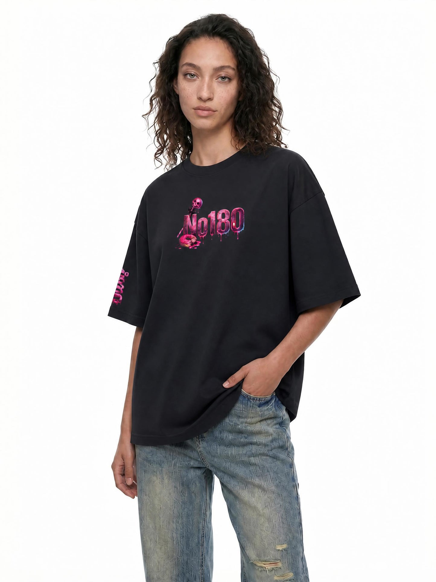 No 180 Candy Reaper Oversized Tee
