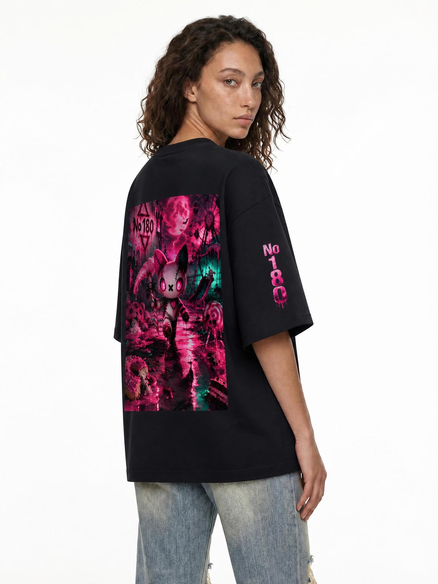 No 180 Candy Reaper Oversized Tee