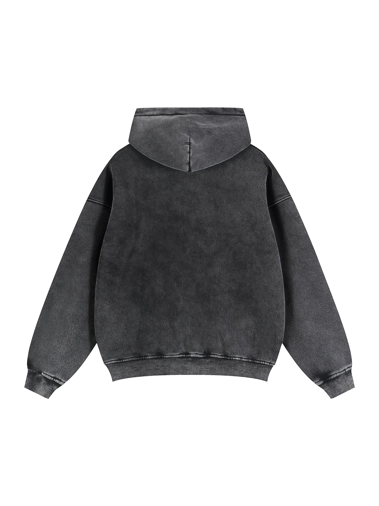 No 180 Zip-Through Boxy Fleece Hoodie