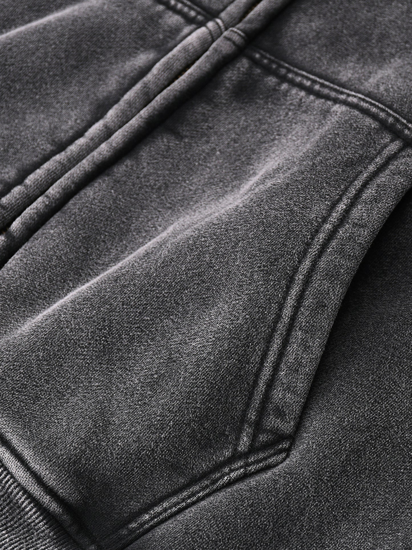No 180 Zip-Through Boxy Fleece Hoodie