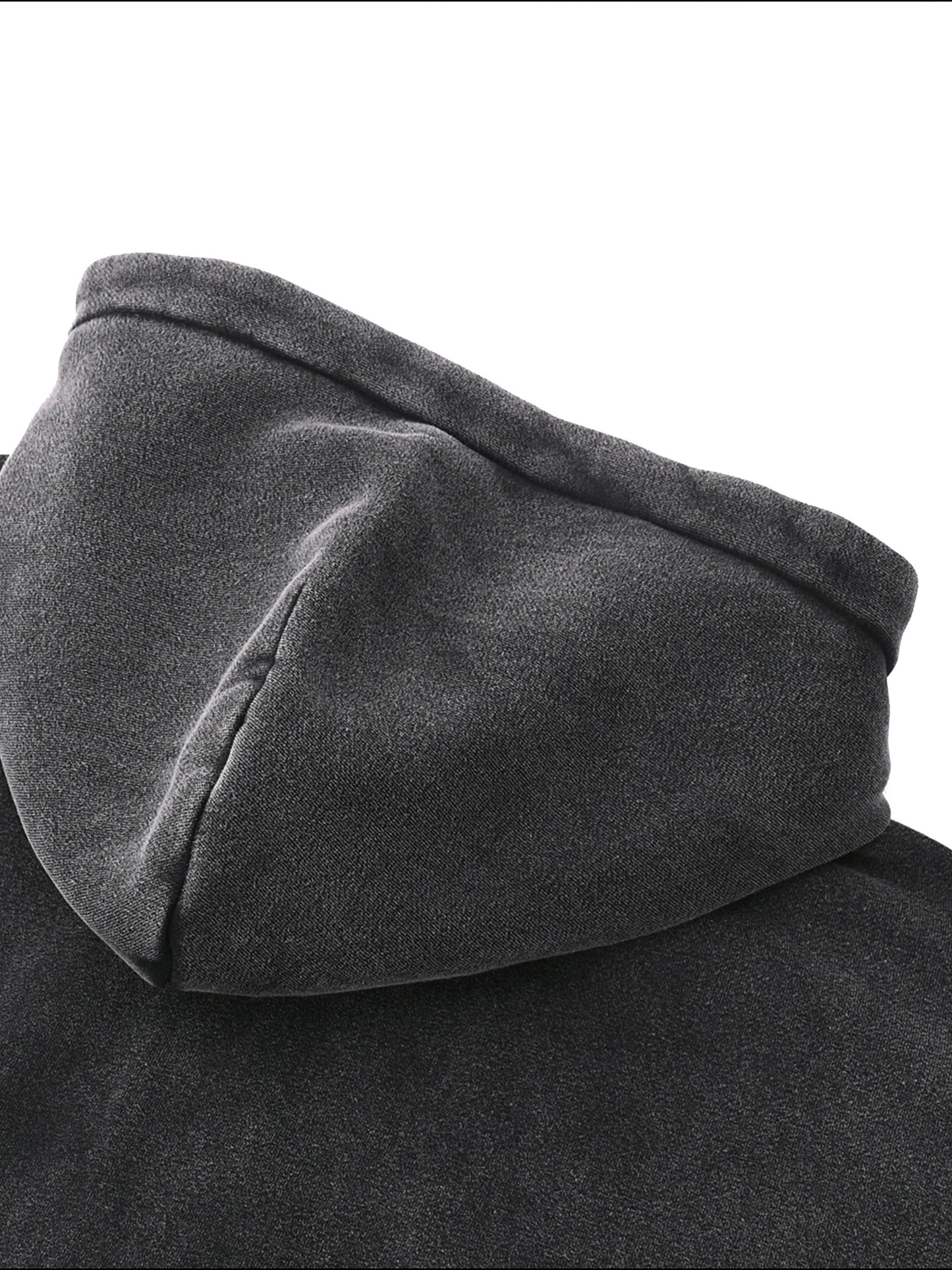 No 180 Zip-Through Boxy Fleece Hoodie