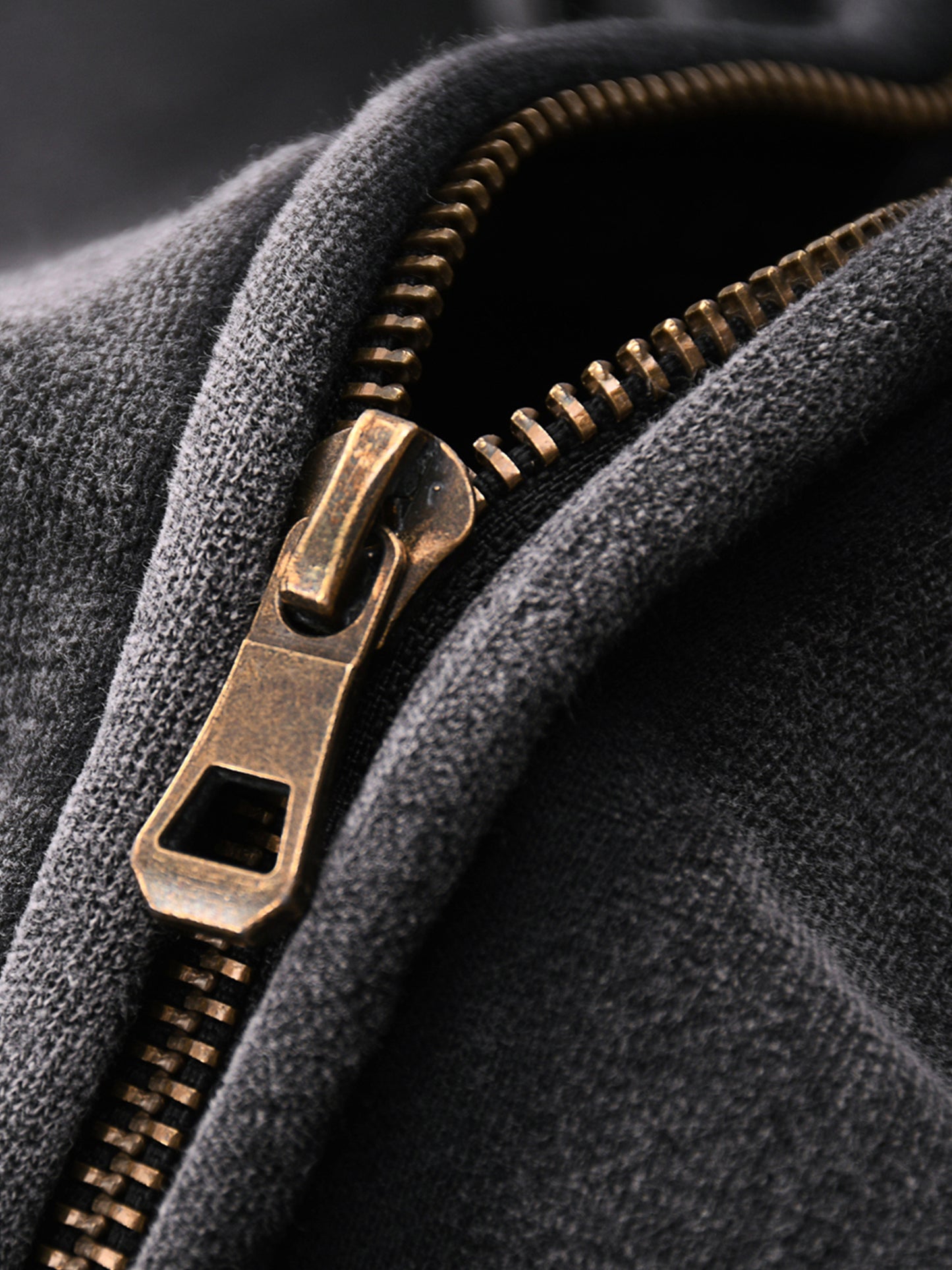 No 180 Zip-Through Boxy Fleece Hoodie