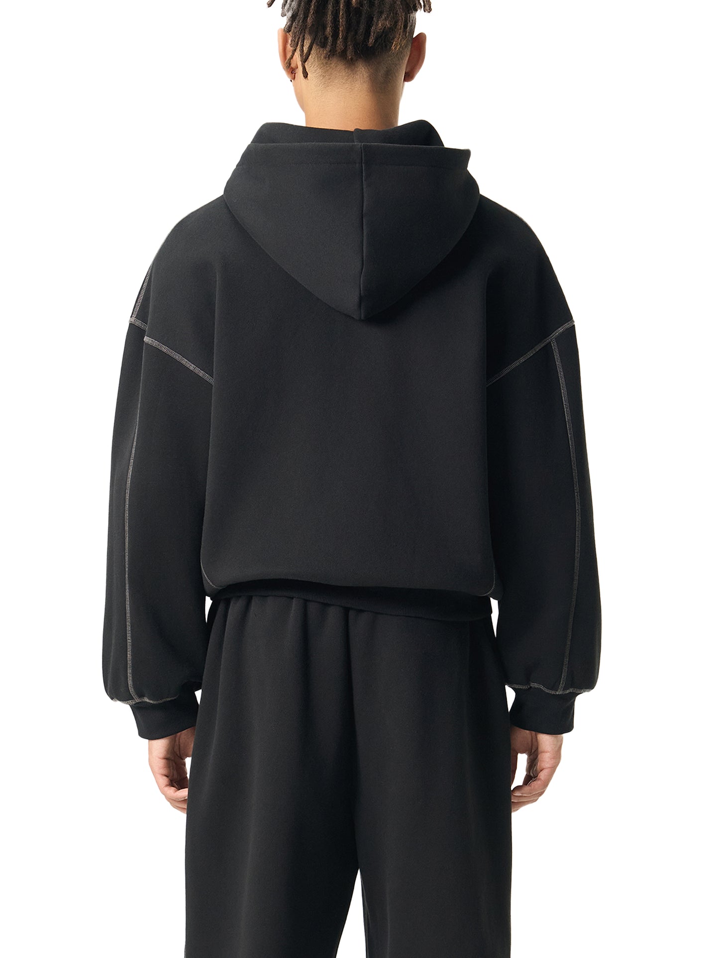 No 180 Blackout Zip Hoodie