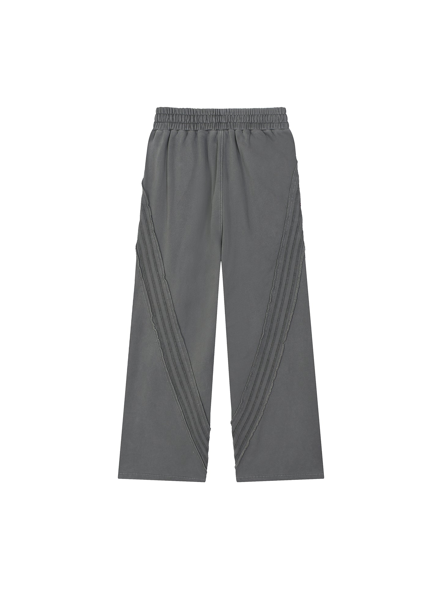 No 180 Snow Wash Raw Edge Sweatpants