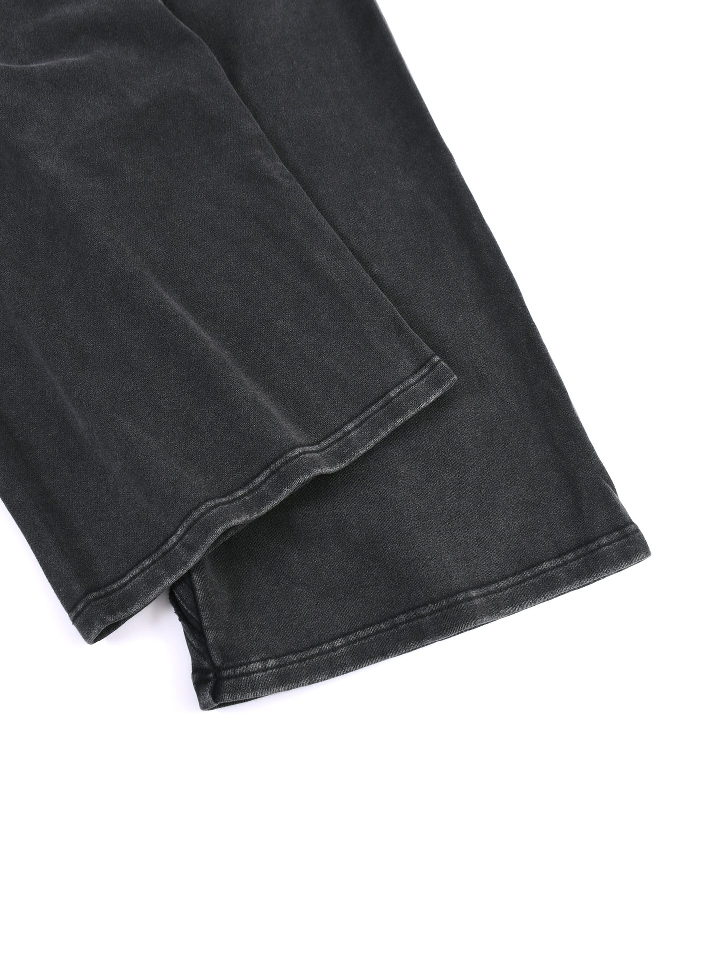 No 180 Snow Wash Raw Edge Sweatpants