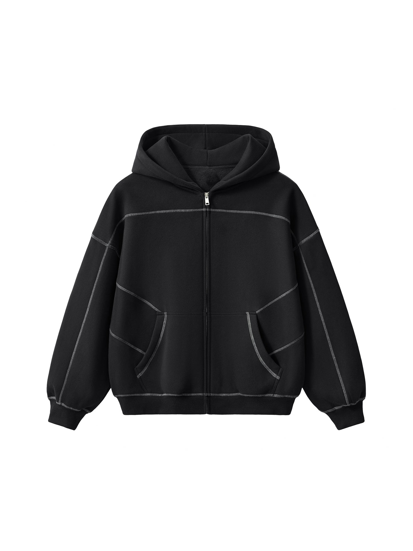 No 180 Blackout Zip Hoodie