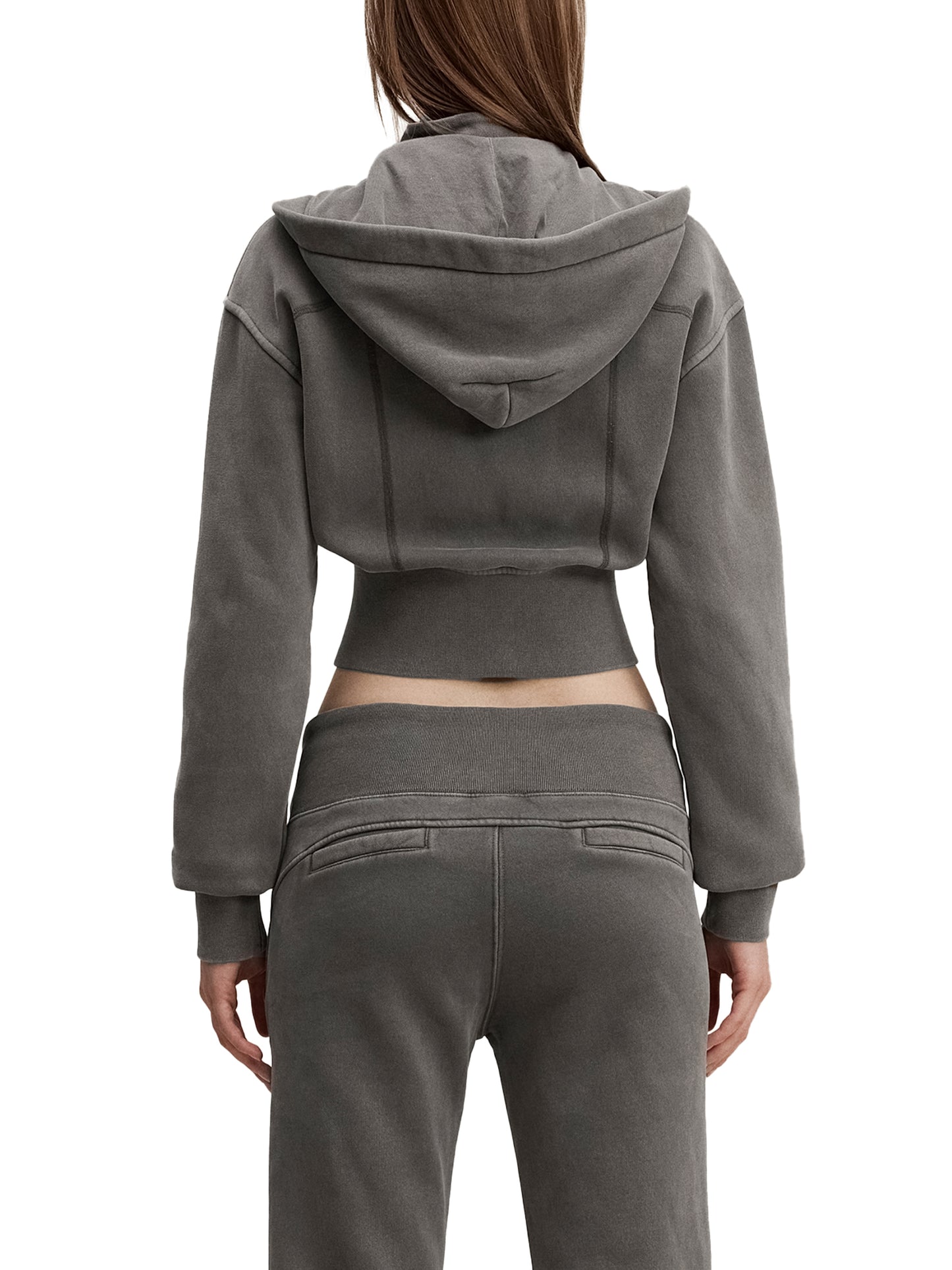 No 180 Afterimage Cropped Hoodie