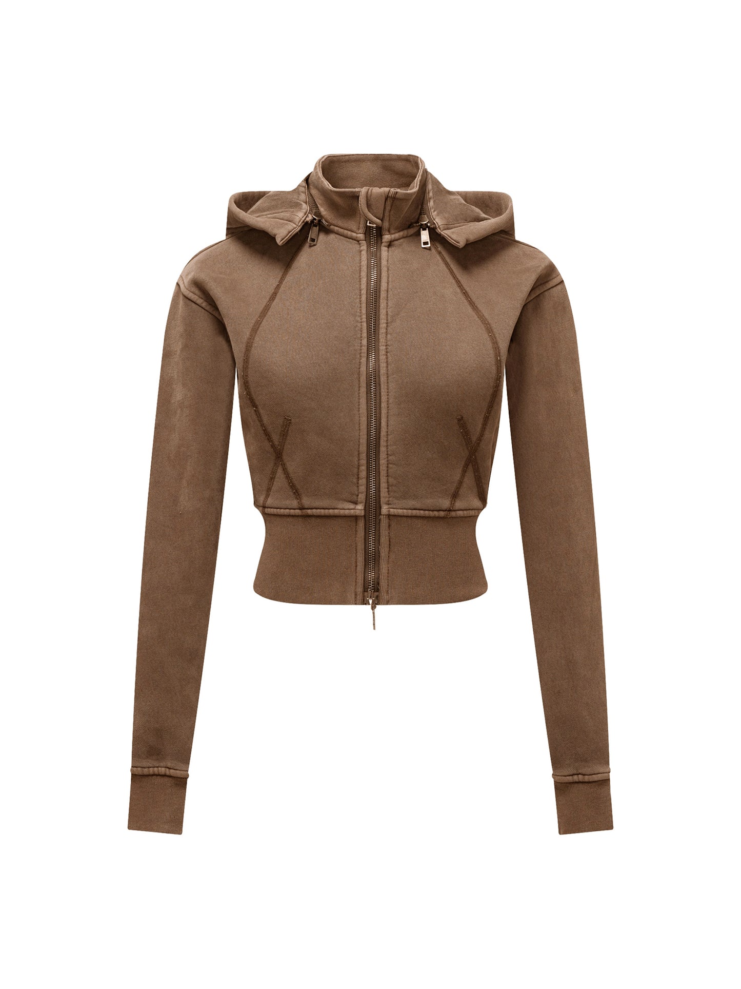 No 180 Afterimage Cropped Hoodie