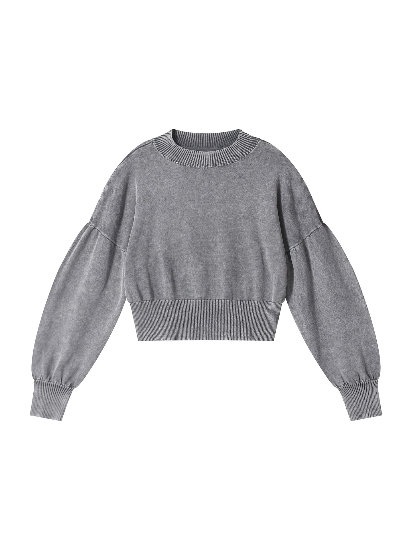 No 180 Mineral Pulse Cropped Sweater