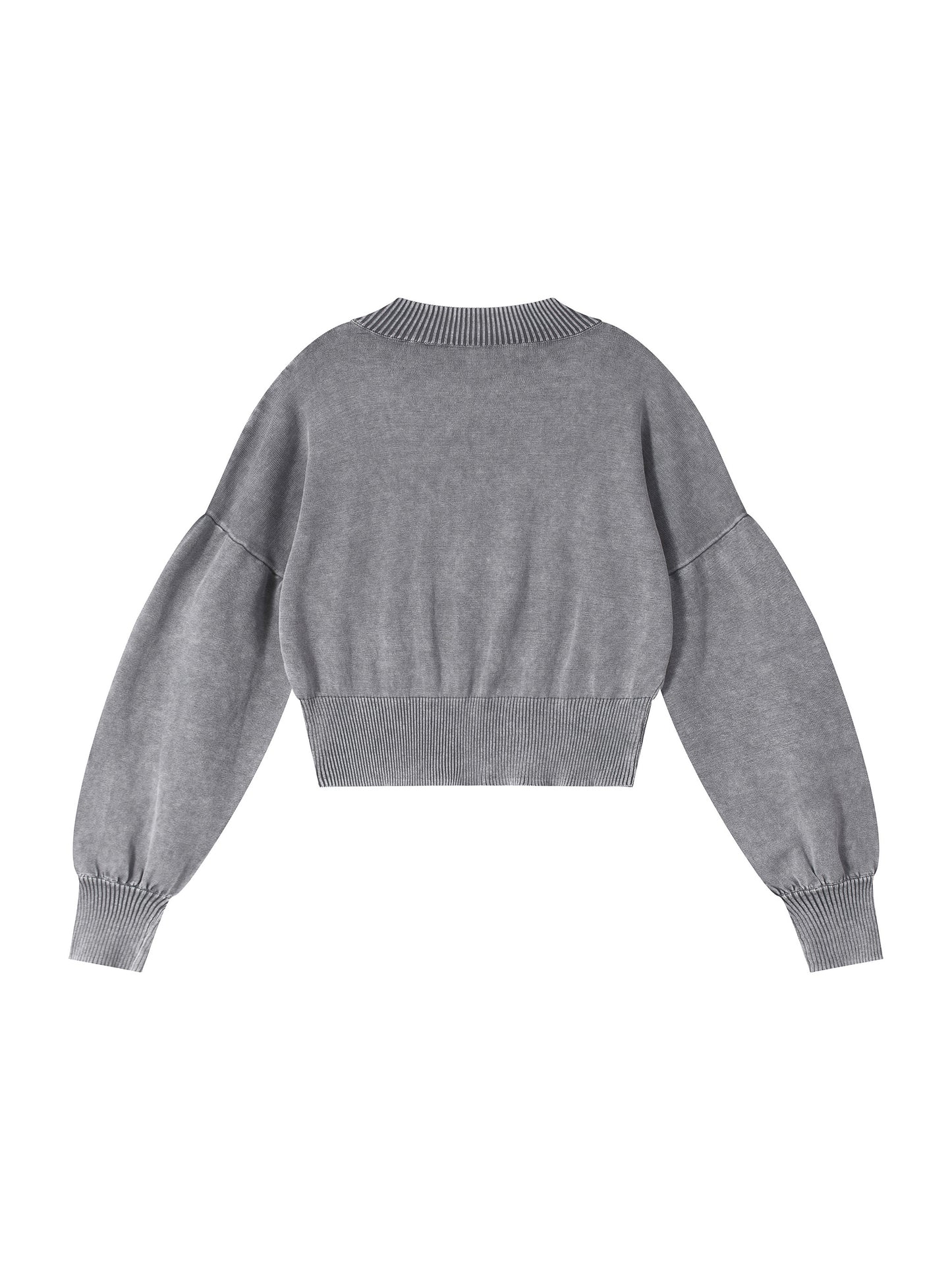 No 180 Mineral Pulse Cropped Sweater