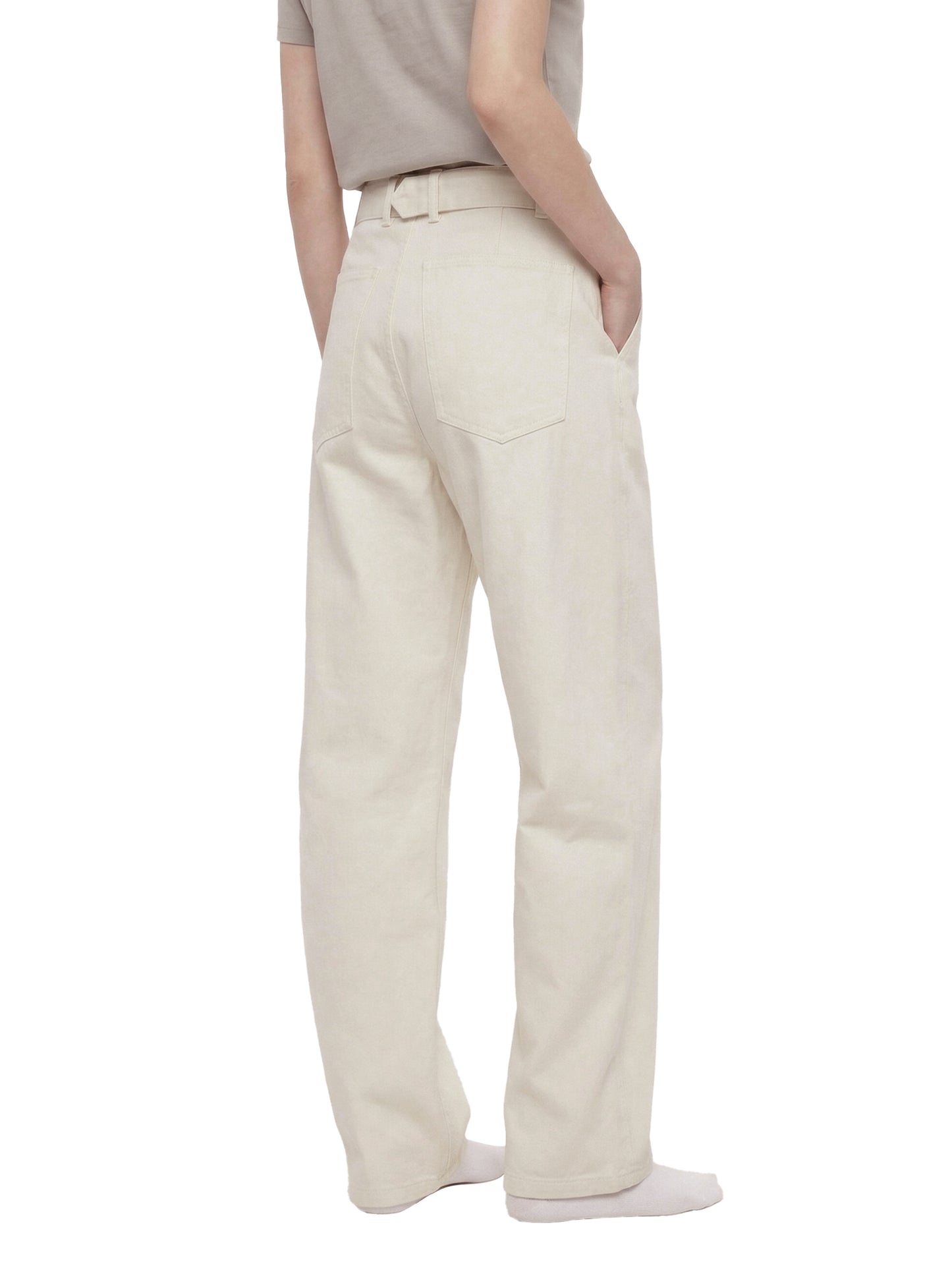 No 180 Foundation Belted Barrel Chinos