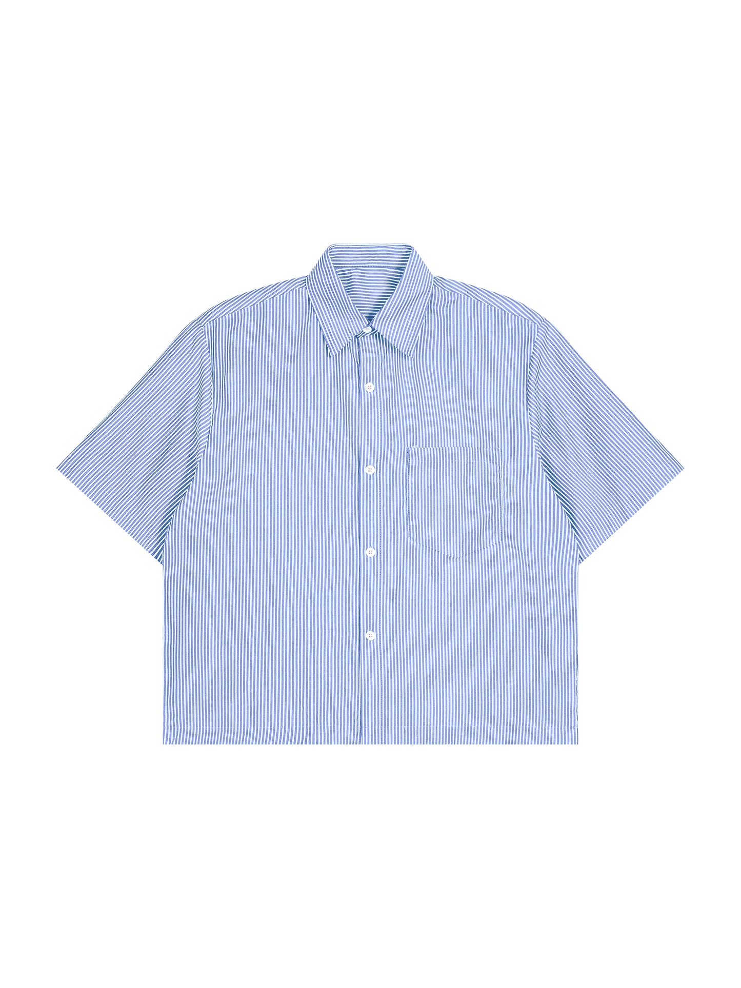 No 180 Signal Stripe Boxy Shirt
