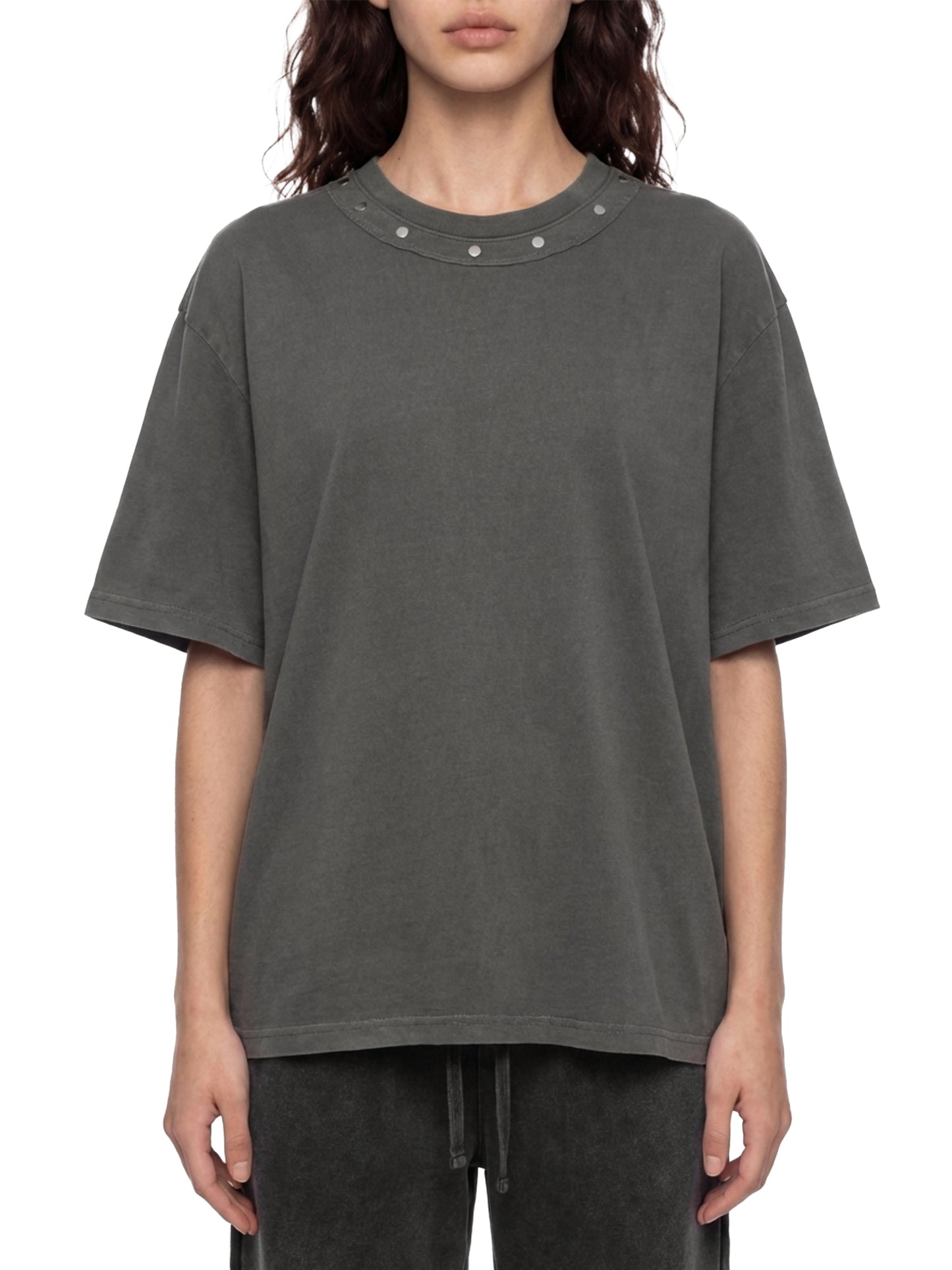 No 180 Static Riot Studded Tee