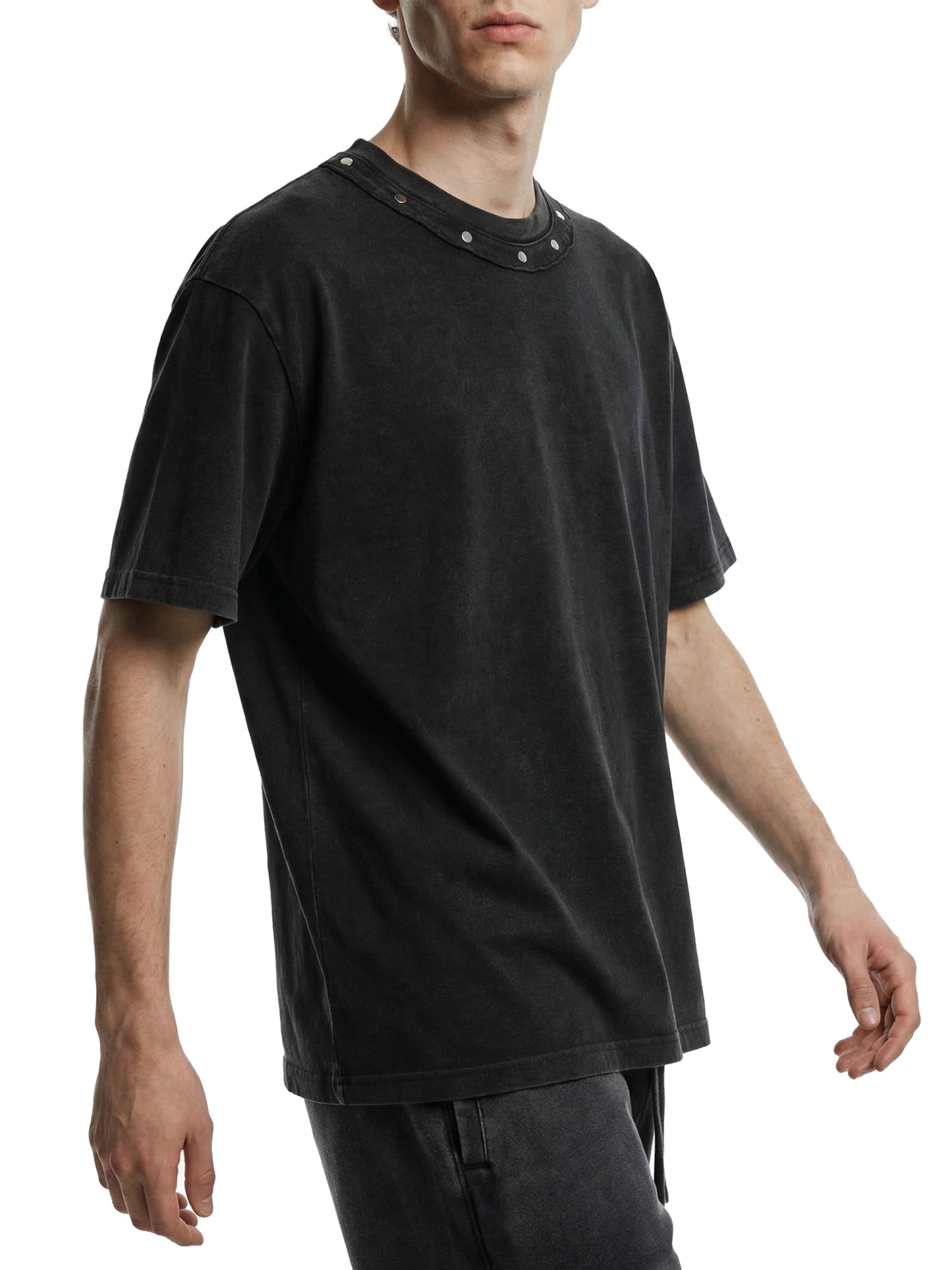 No 180 Static Riot Studded Tee