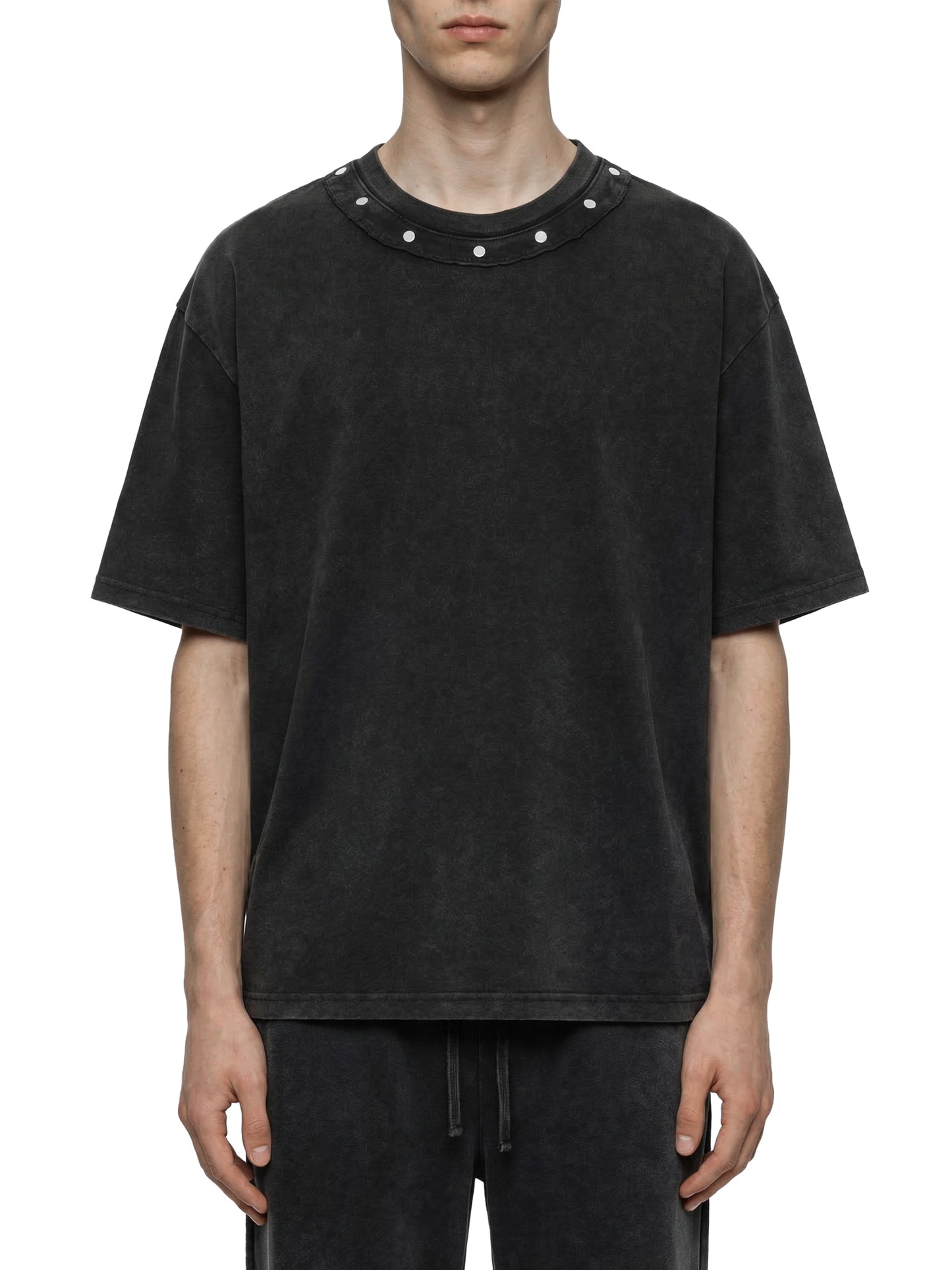 No 180 Static Riot Studded Tee