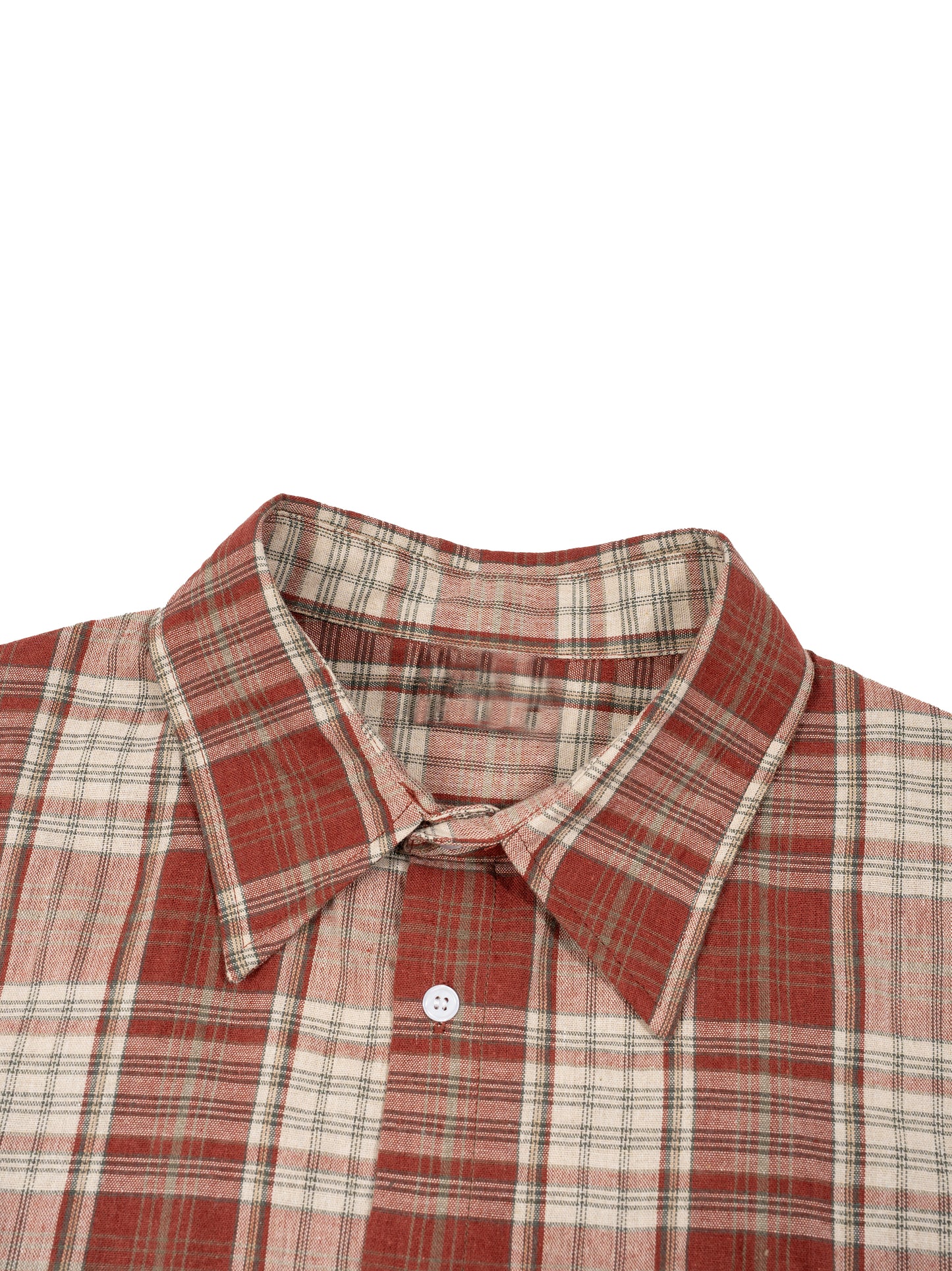 No 180 Rust Signal Plaid Shirt