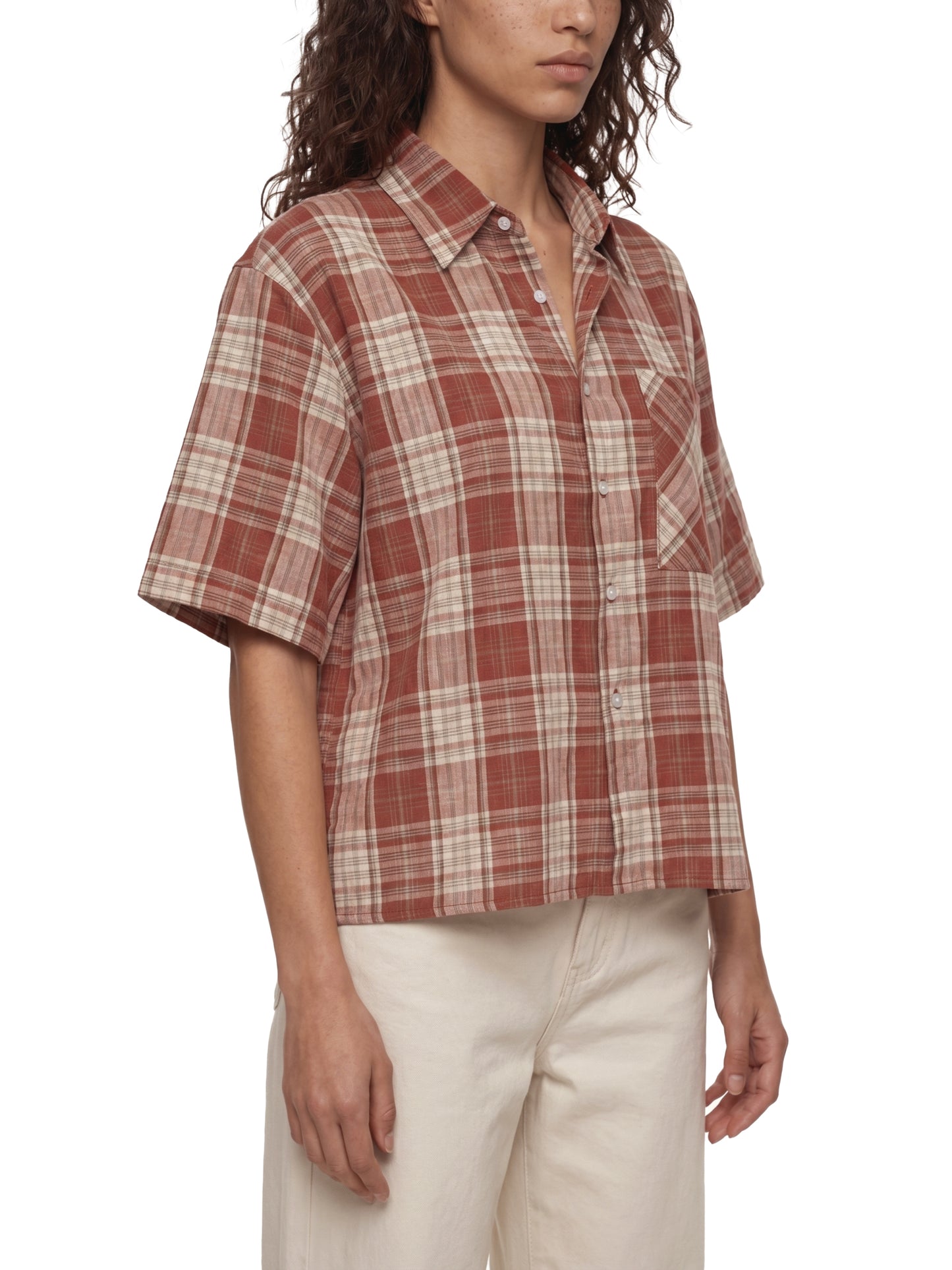 No 180 Rust Signal Plaid Shirt