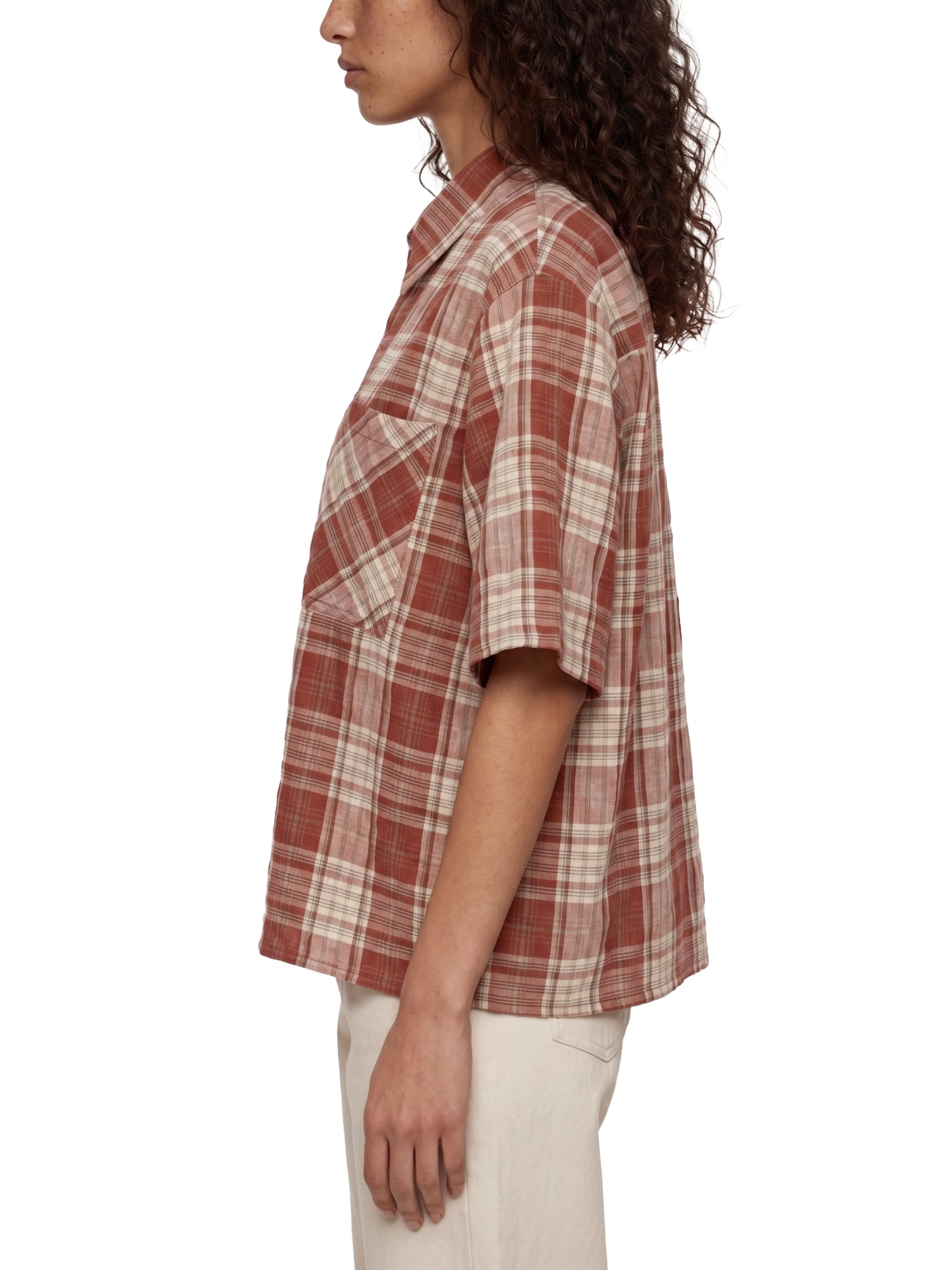 No 180 Rust Signal Plaid Shirt