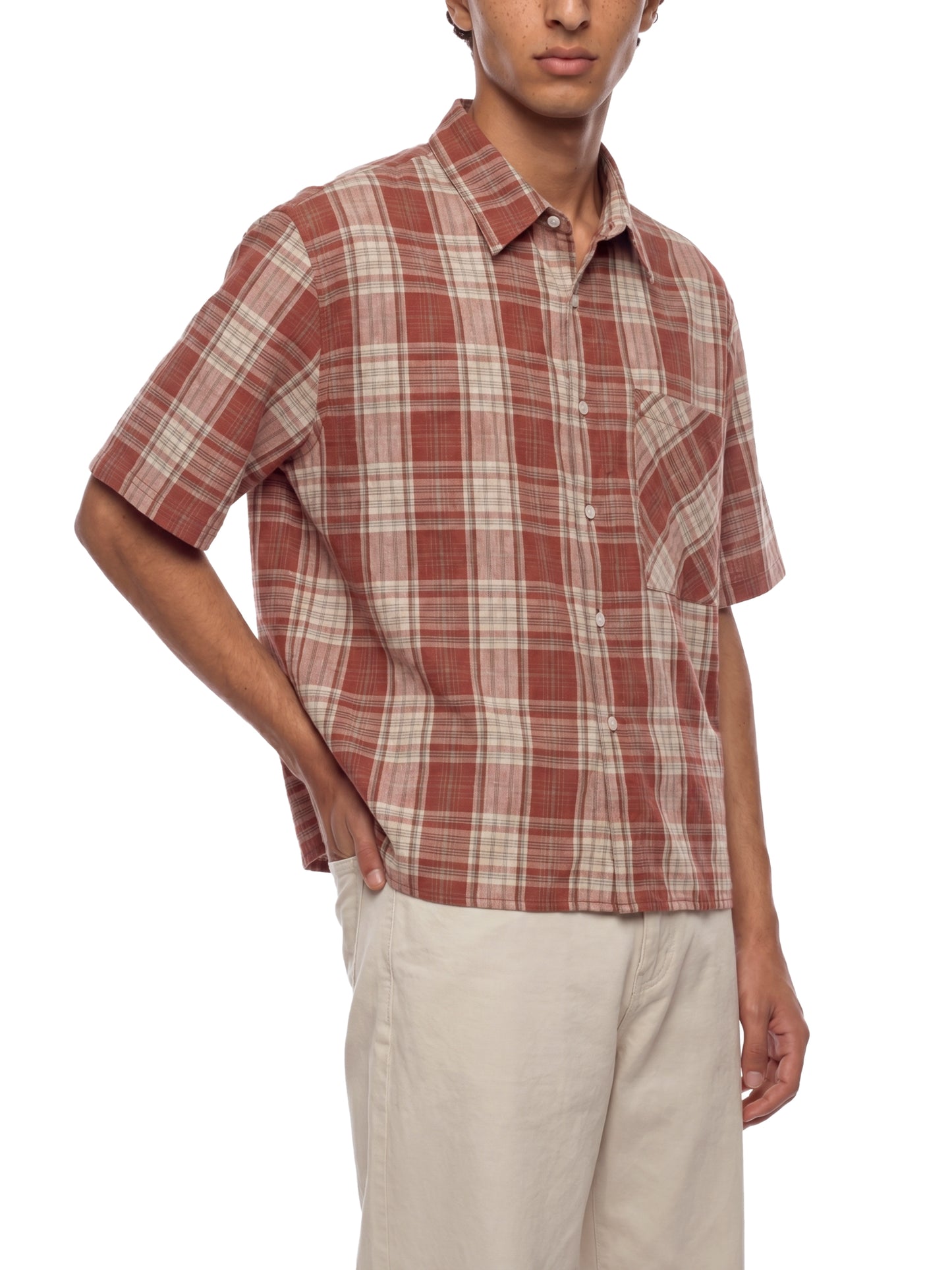 No 180 Rust Signal Plaid Shirt