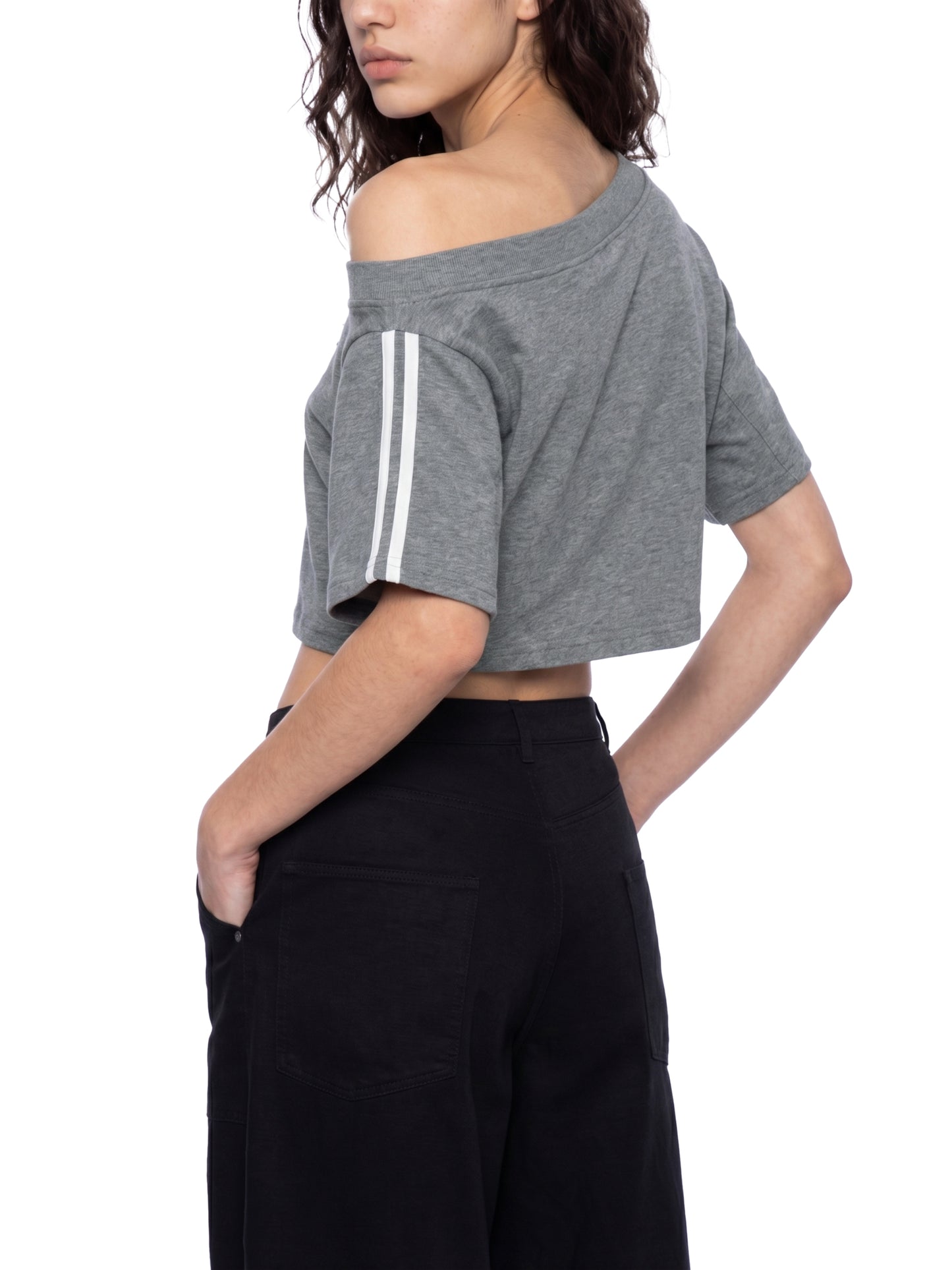 No 180 Sidewave Crop Tee