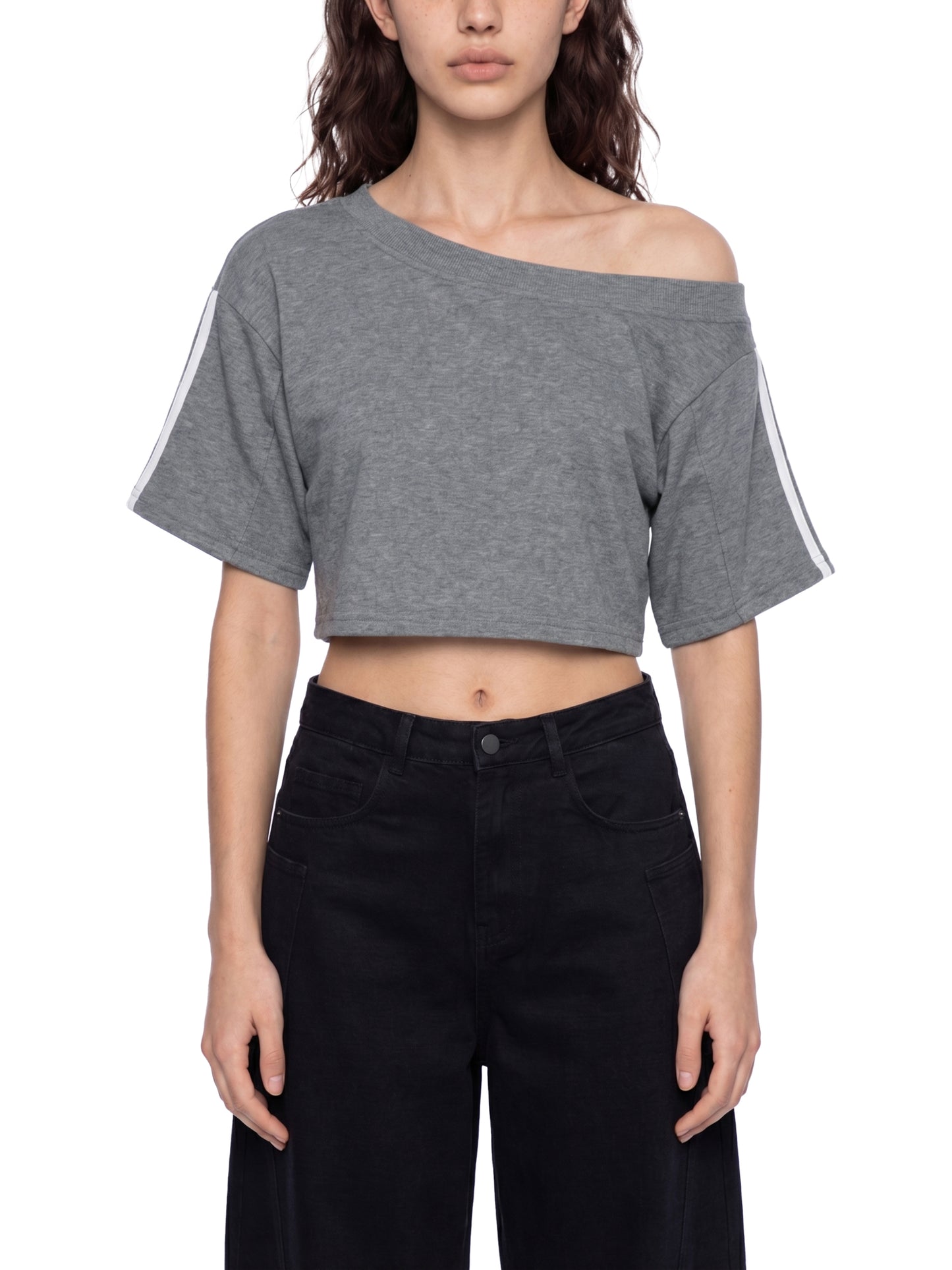 No 180 Sidewave Crop Tee